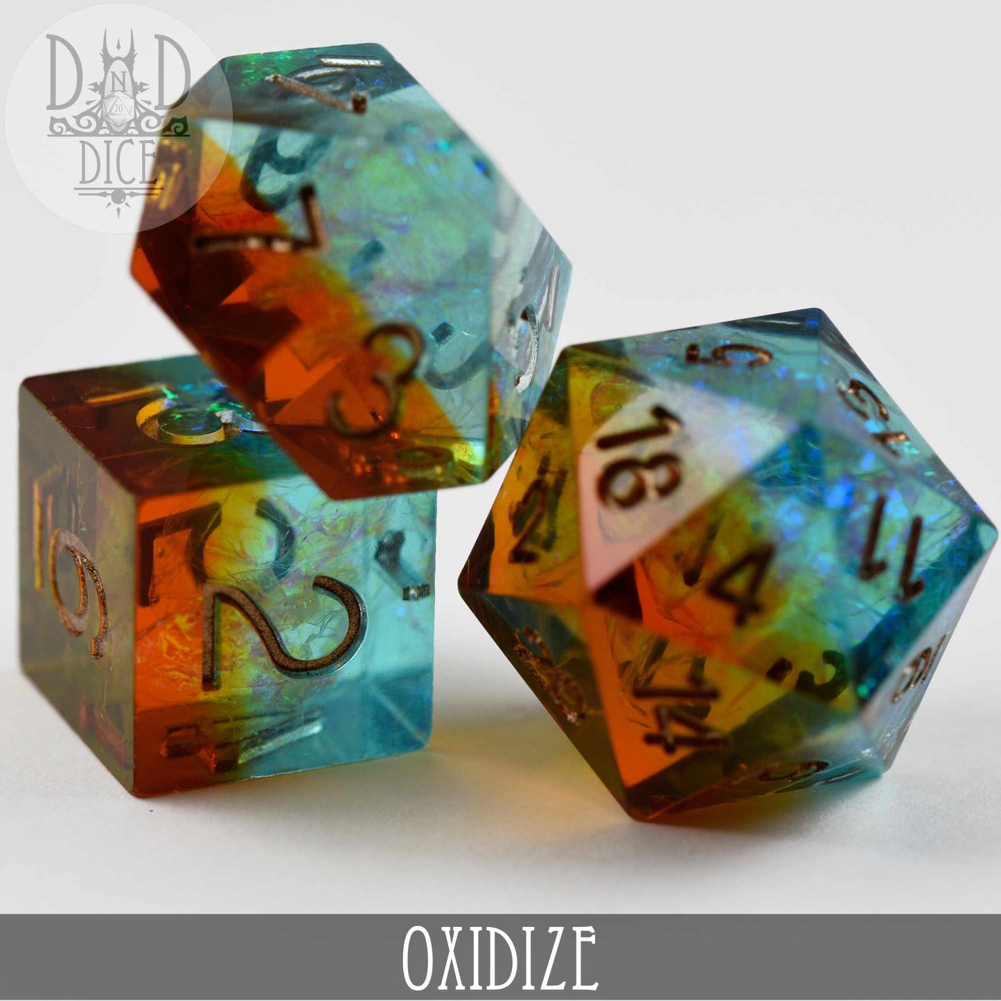 Oxidize Handmade Dice Set - Premium Dice Sets & Games from DND DICE - Just $35! Shop now at Game Crave Tournament Store