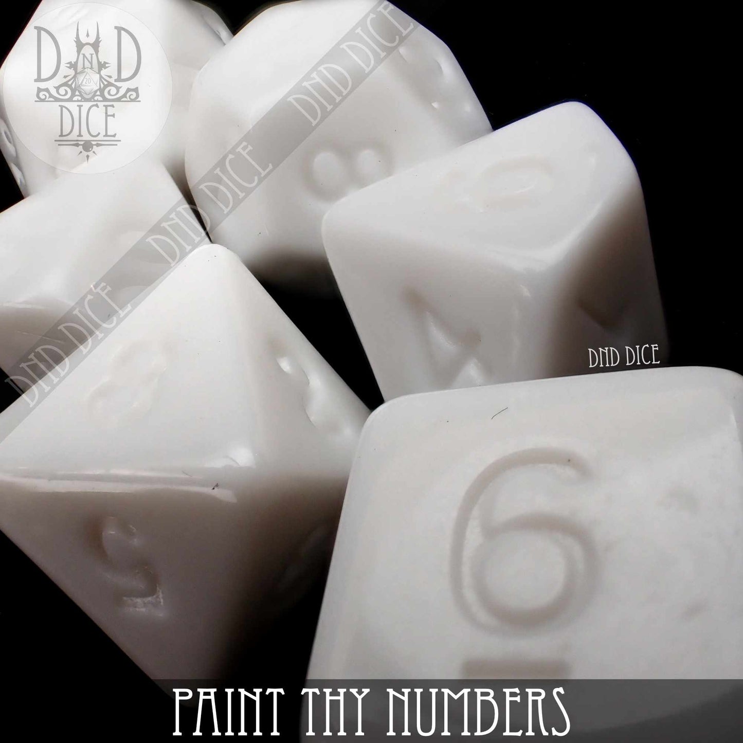 Paint Thy Numbers Dice Set - Premium Dice Sets & Games from DND DICE - Just $3! Shop now at Game Crave Tournament Store