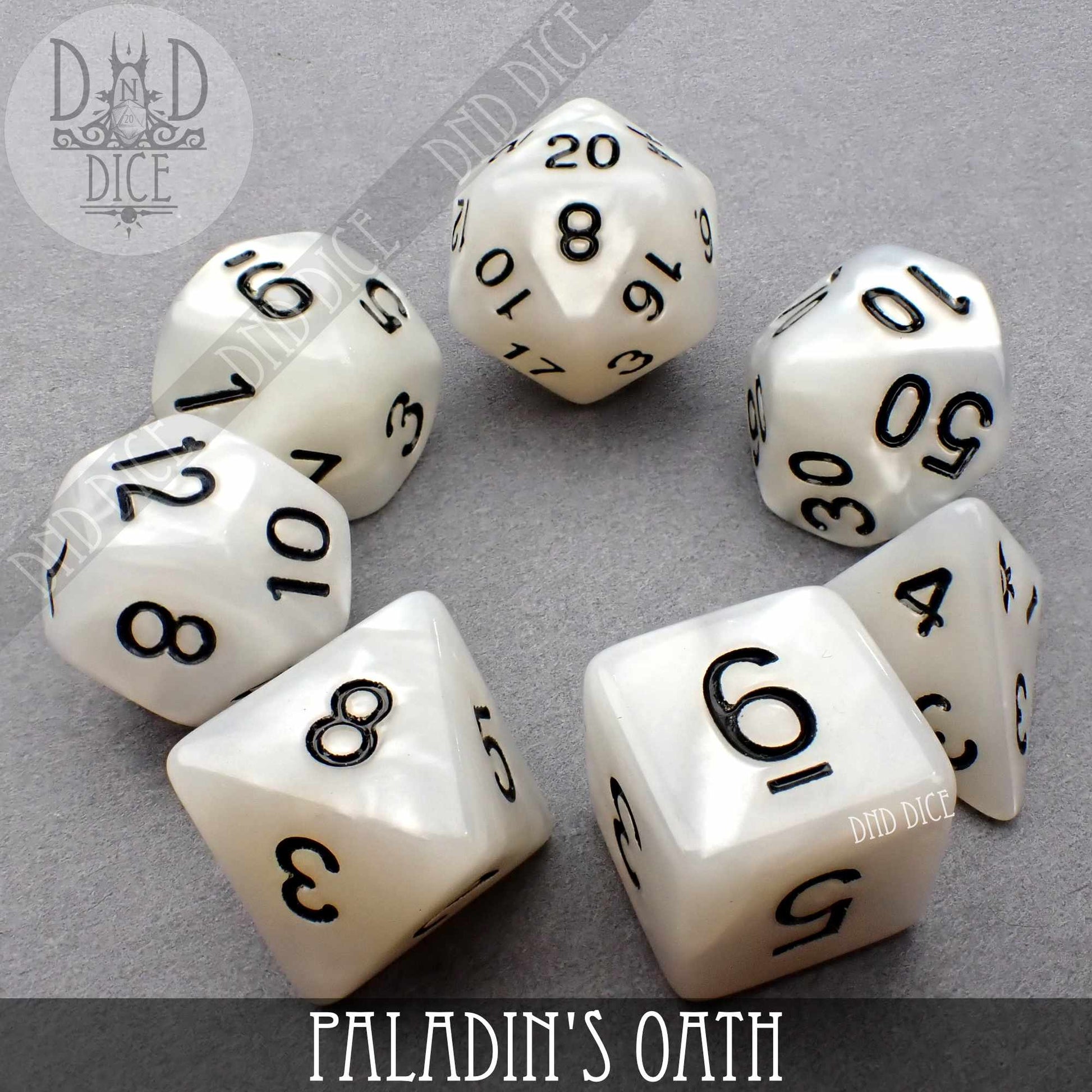 Paladin's Oath Dice Set - Premium Dice Sets & Games from DND DICE - Just $4! Shop now at Game Crave Tournament Store