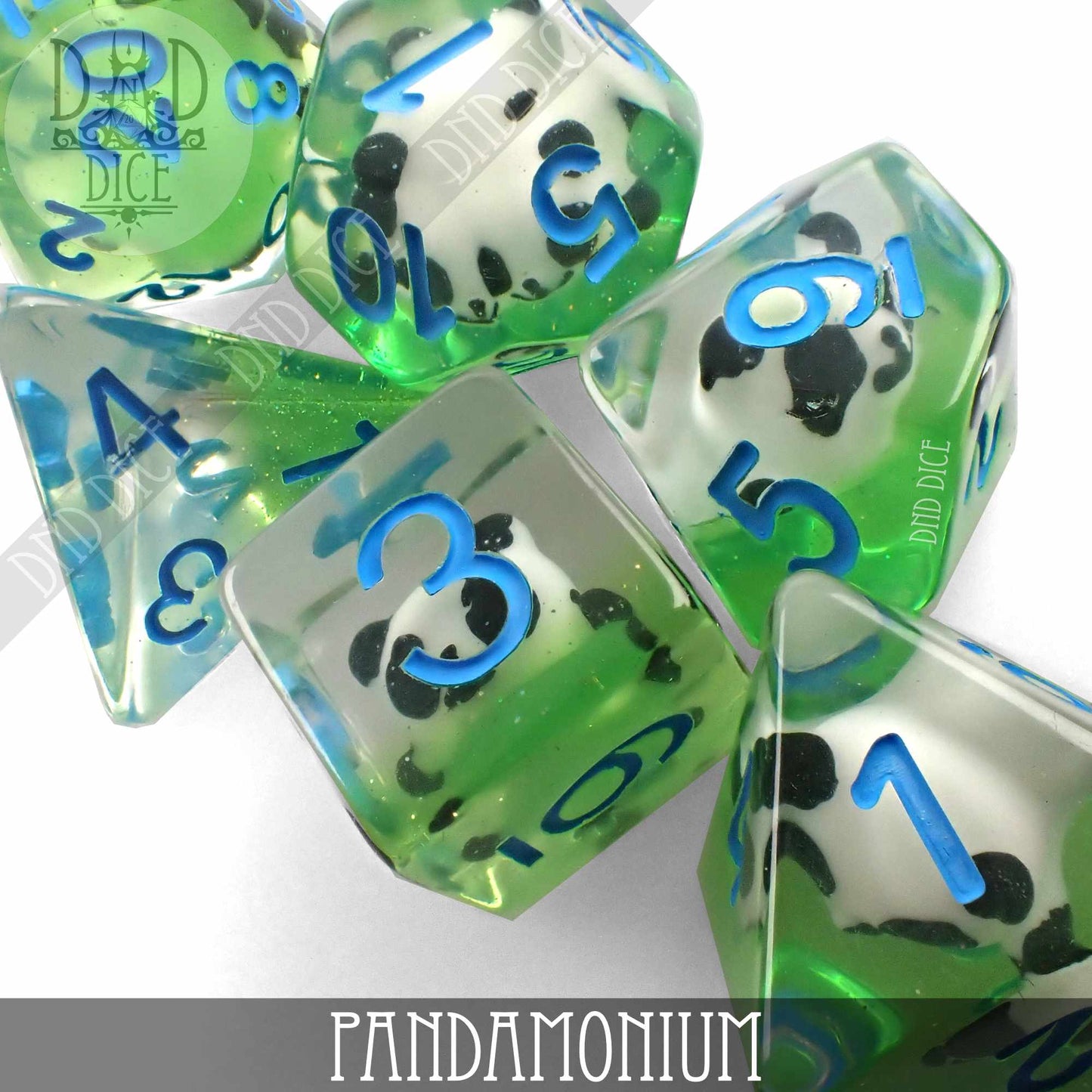 Pandamonium Dice Set - Premium Dice Sets & Games from DND DICE - Just $15! Shop now at Game Crave Tournament Store