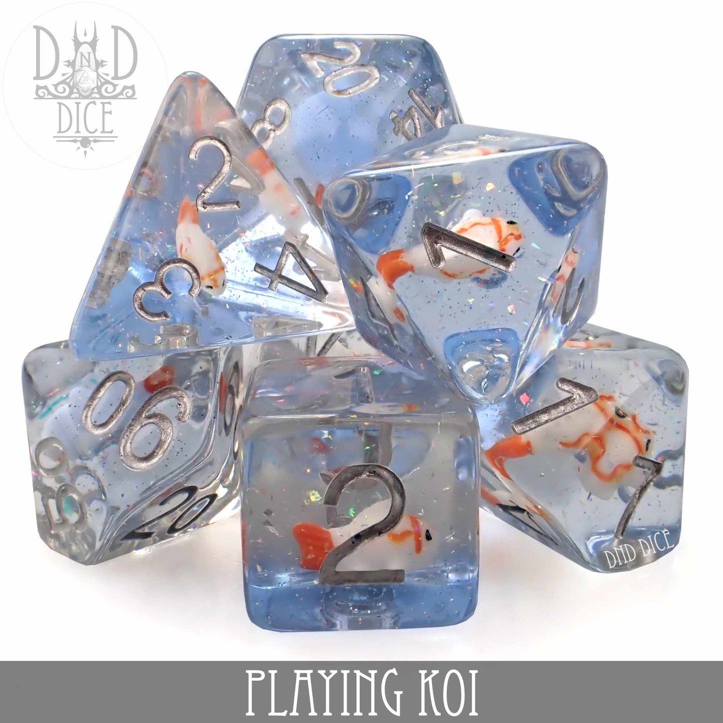 Playing Koi Dice Set - Premium Dice Sets & Games from DND DICE - Just $14! Shop now at Game Crave Tournament Store