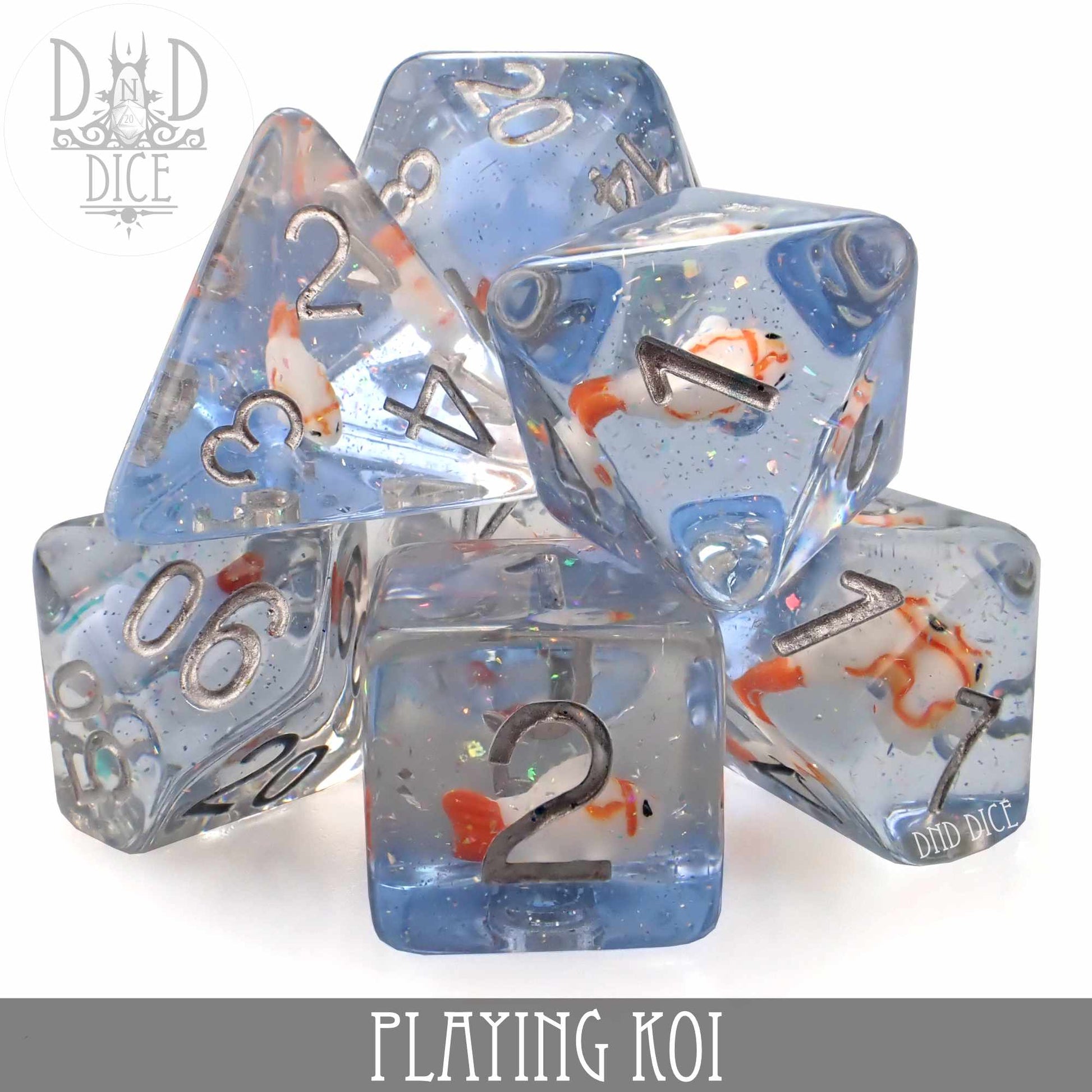 Playing Koi Dice Set - Premium Dice Sets & Games from DND DICE - Just $14! Shop now at Game Crave Tournament Store