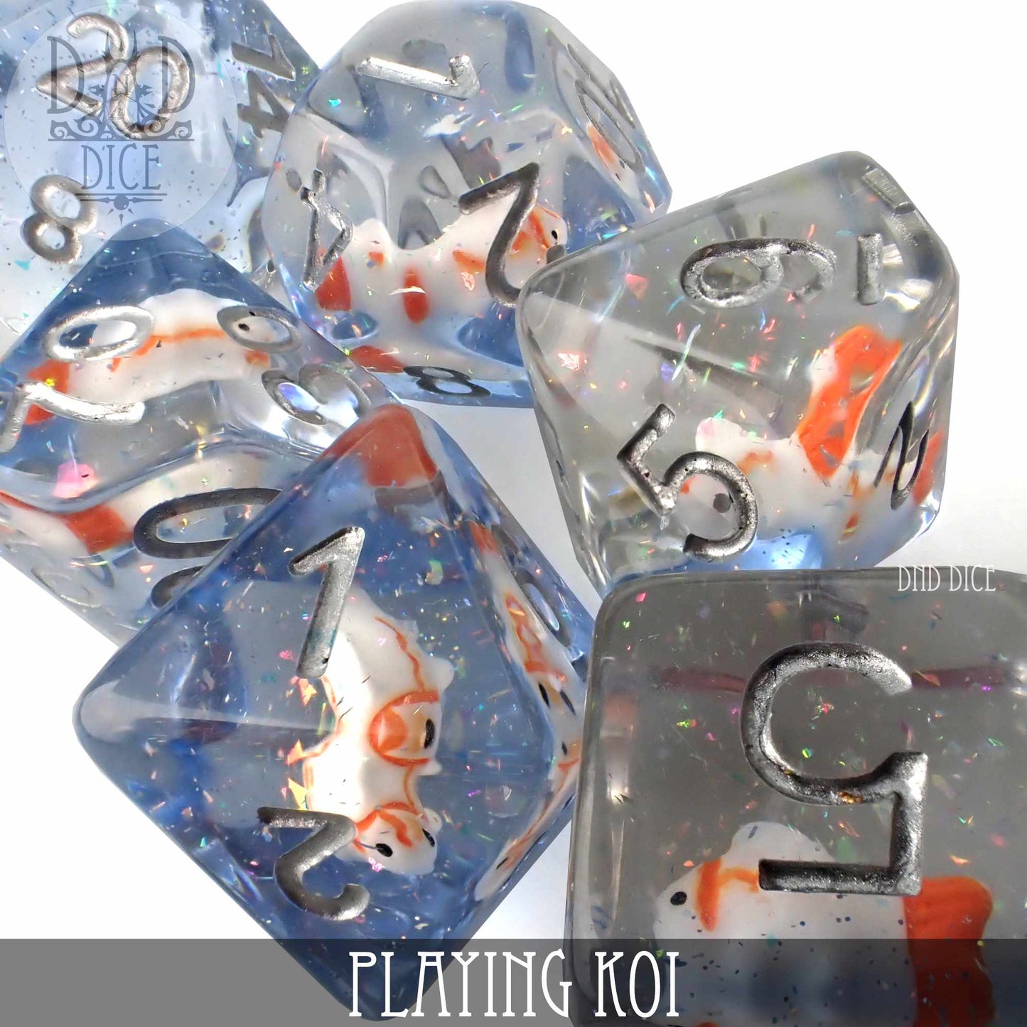 Playing Koi Dice Set - Premium Dice Sets & Games from DND DICE - Just $14! Shop now at Game Crave Tournament Store