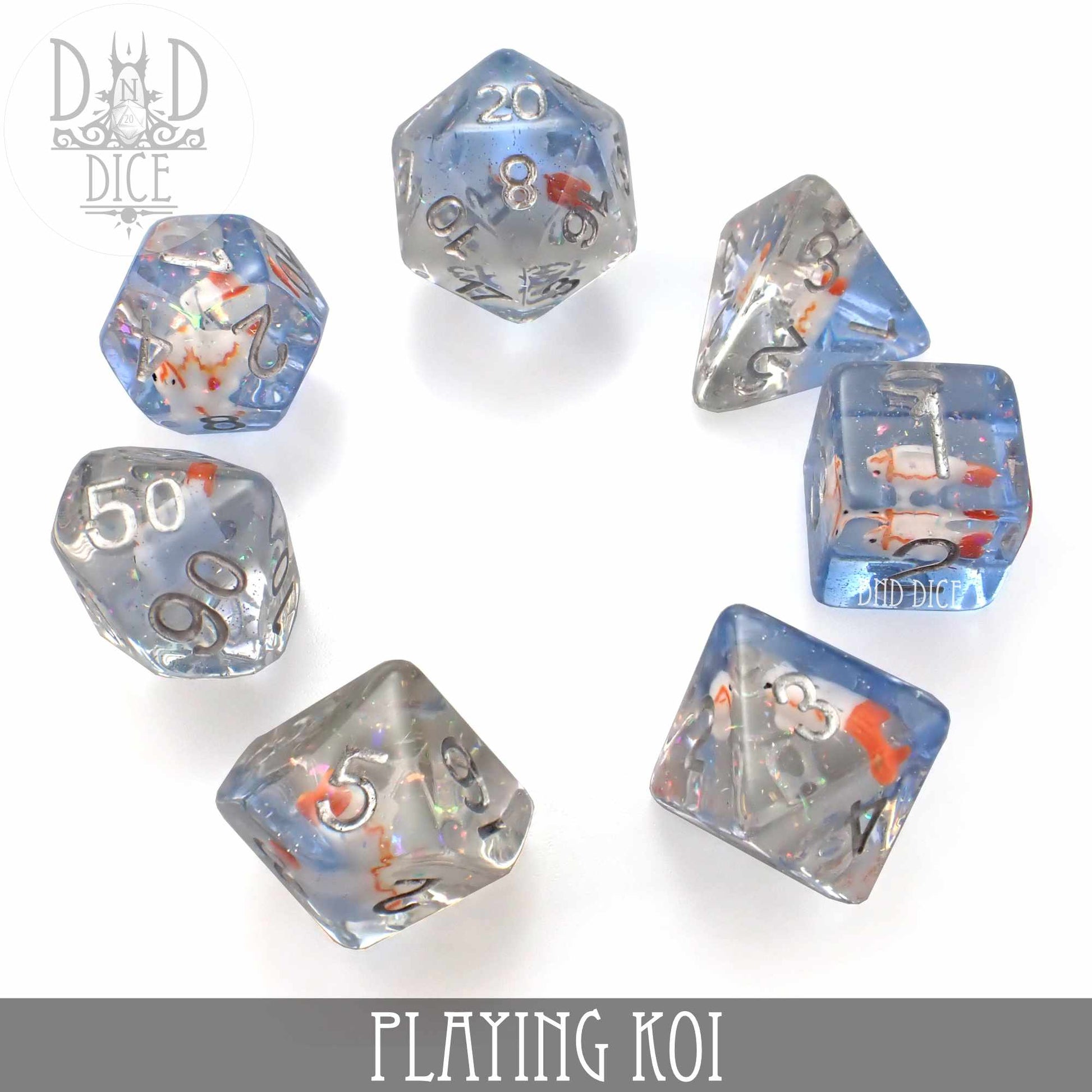 Playing Koi Dice Set - Premium Dice Sets & Games from DND DICE - Just $14! Shop now at Game Crave Tournament Store