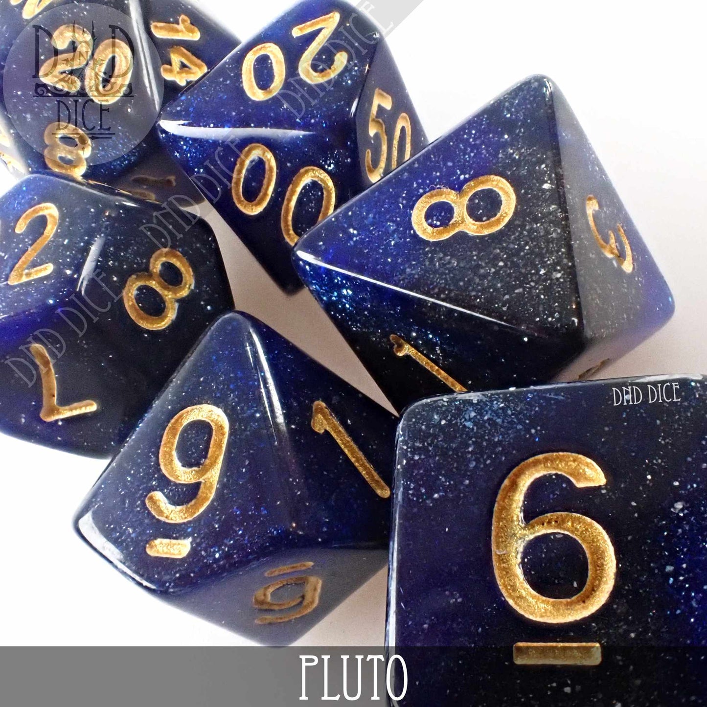 Pluto Galaxy Dice Set - Premium Dice Sets & Games from DND DICE - Just $6! Shop now at Game Crave Tournament Store