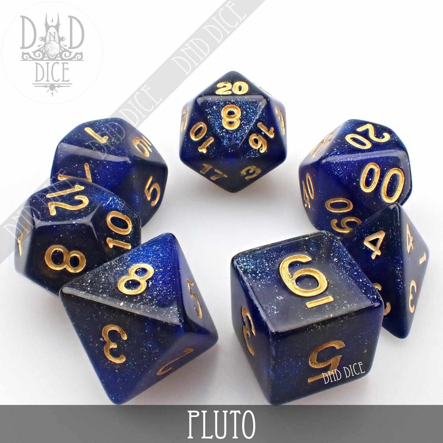 Pluto Galaxy Dice Set - Premium Dice Sets & Games from DND DICE - Just $6! Shop now at Game Crave Tournament Store