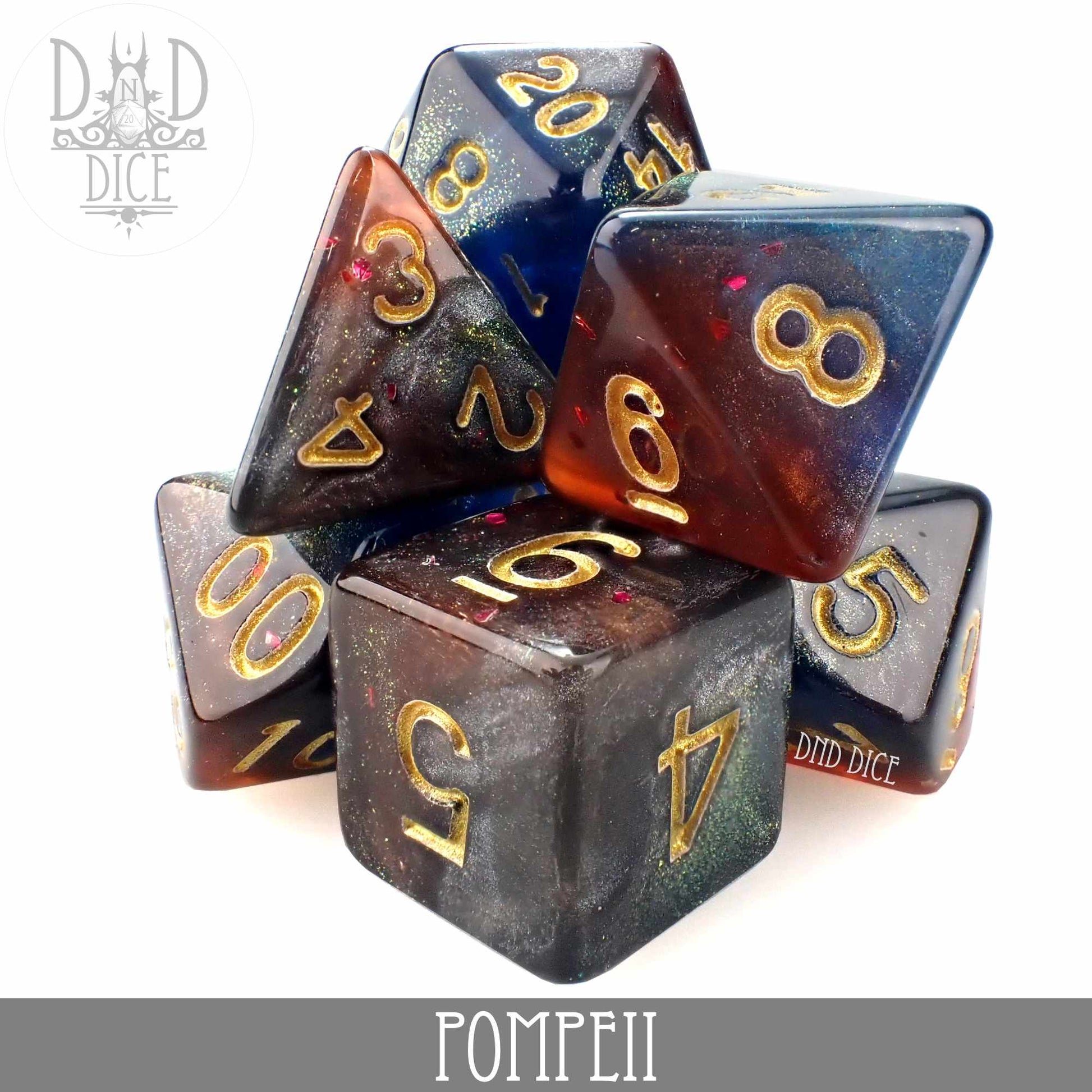 Pompeii Dice Set - Premium Dice Sets & Games from DND DICE - Just $8! Shop now at Game Crave Tournament Store