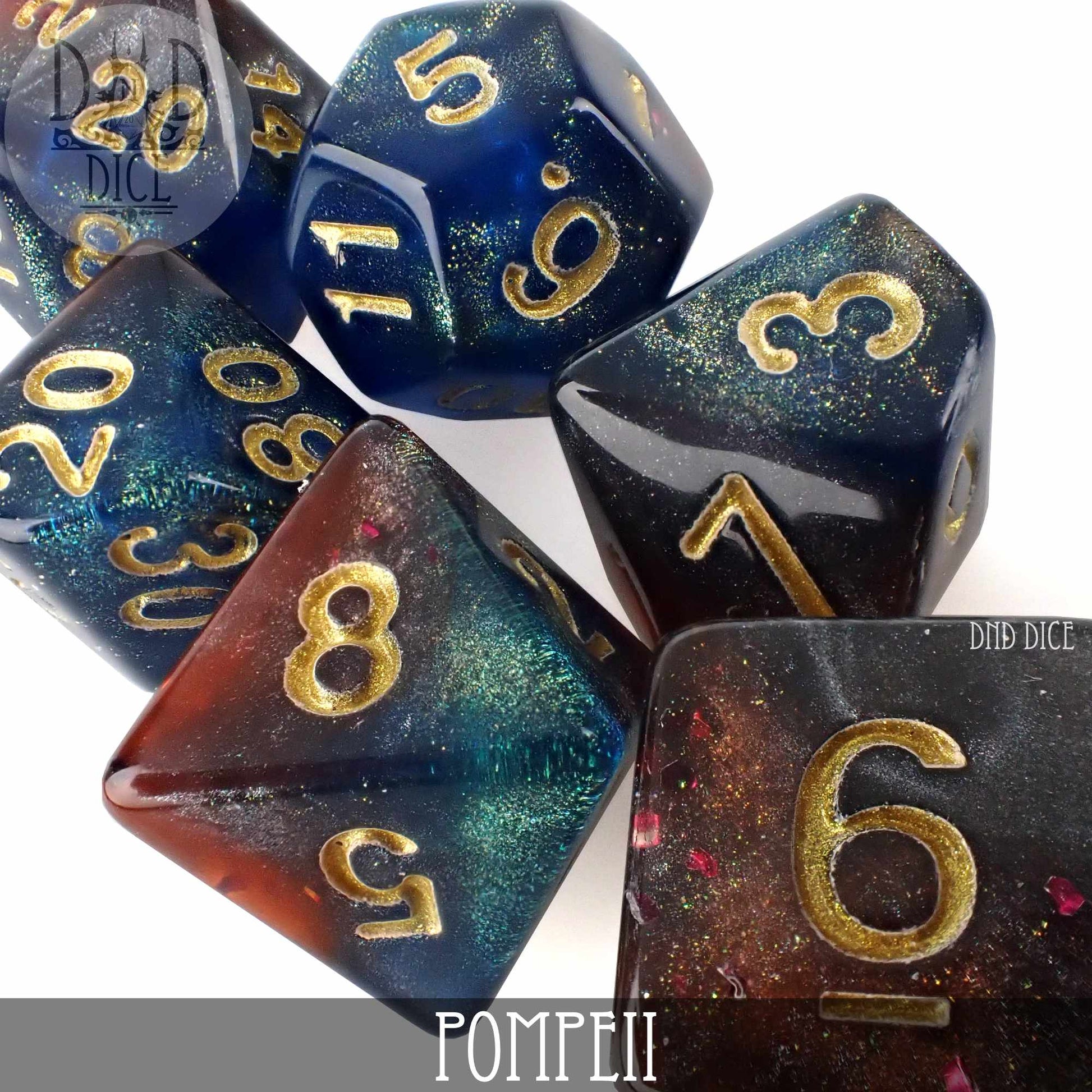 Pompeii Dice Set - Premium Dice Sets & Games from DND DICE - Just $8! Shop now at Game Crave Tournament Store