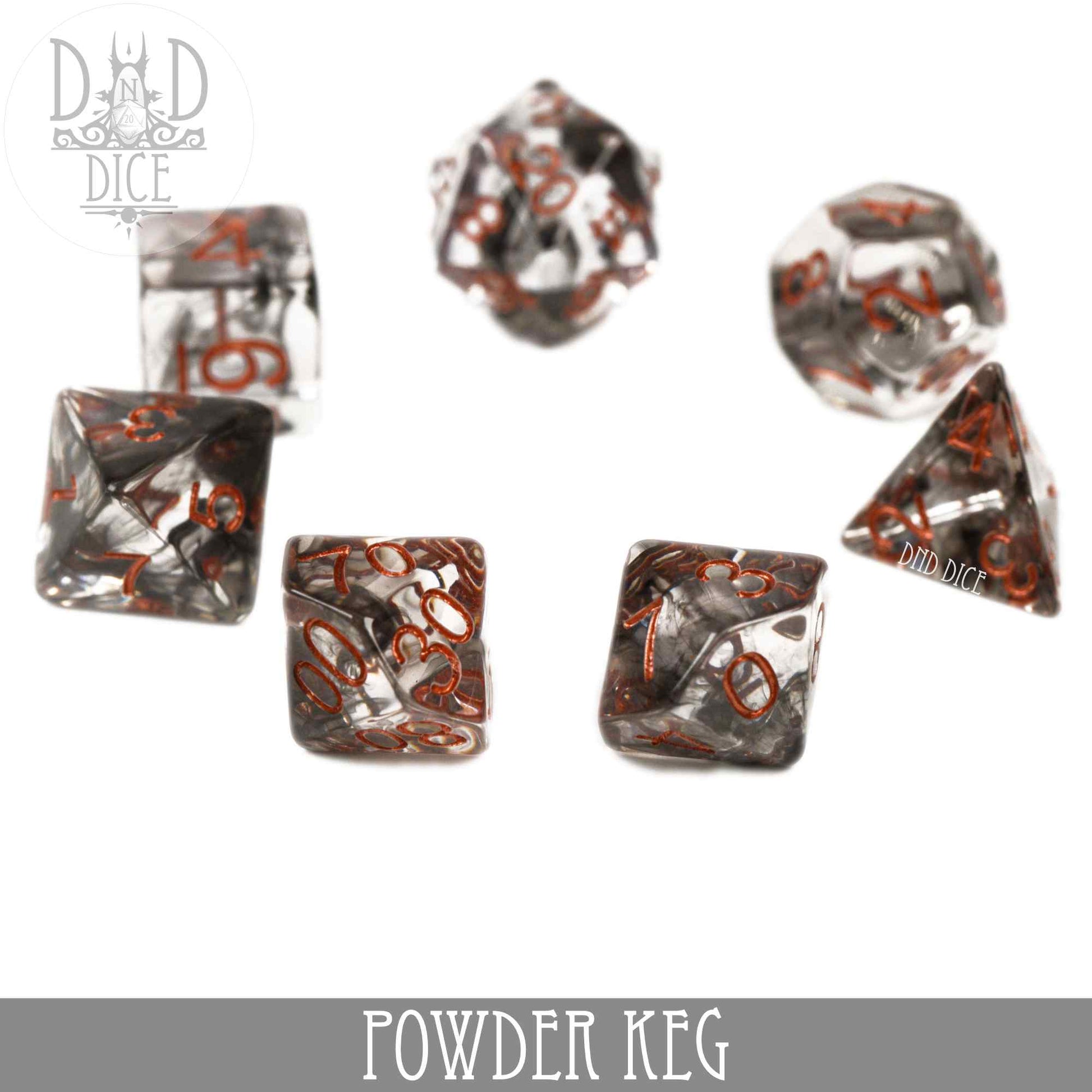 Powder Keg Dice Set - Premium Dice Sets & Games from DND DICE - Just $8! Shop now at Game Crave Tournament Store