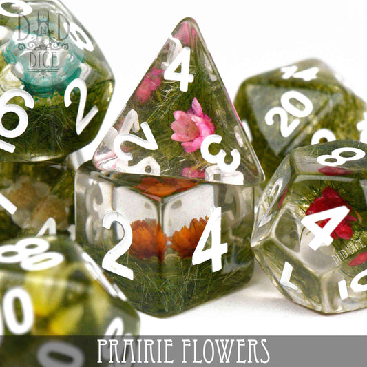 Prairie Flowers Dice Set - Premium Dice Sets & Games from DND DICE - Just $14! Shop now at Game Crave Tournament Store