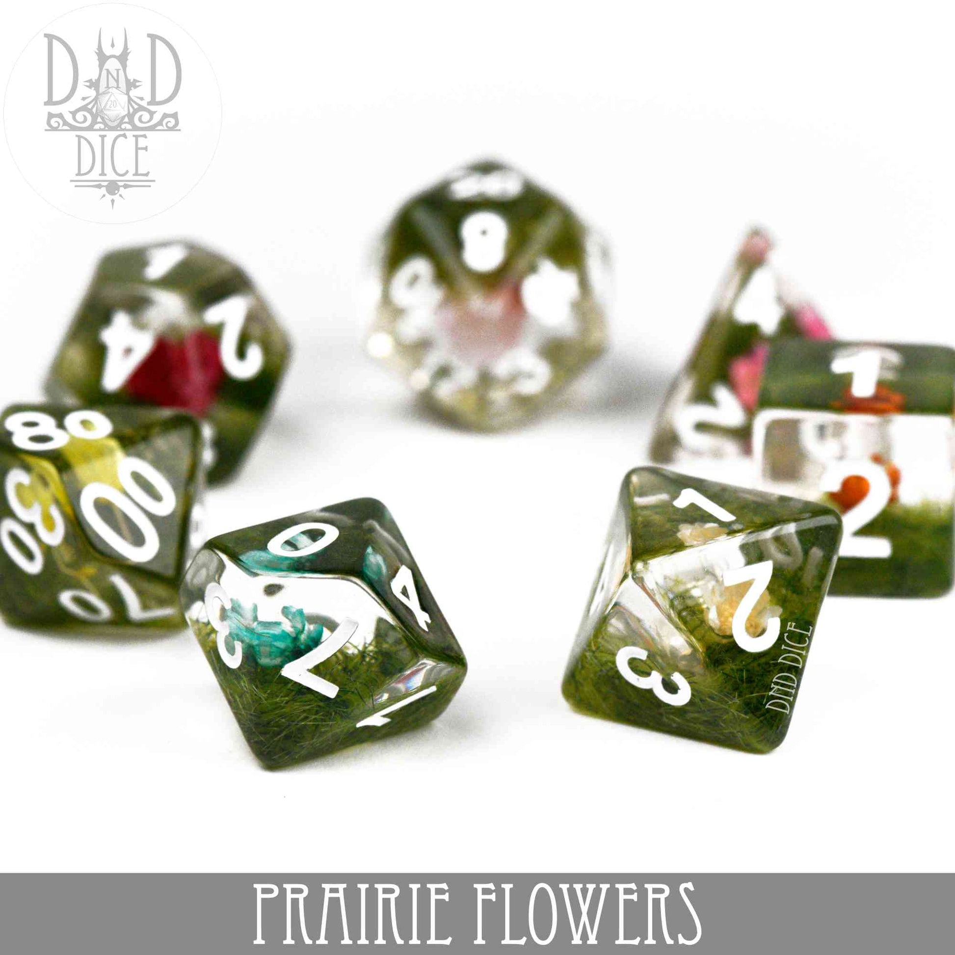 Prairie Flowers Dice Set - Premium Dice Sets & Games from DND DICE - Just $14! Shop now at Game Crave Tournament Store