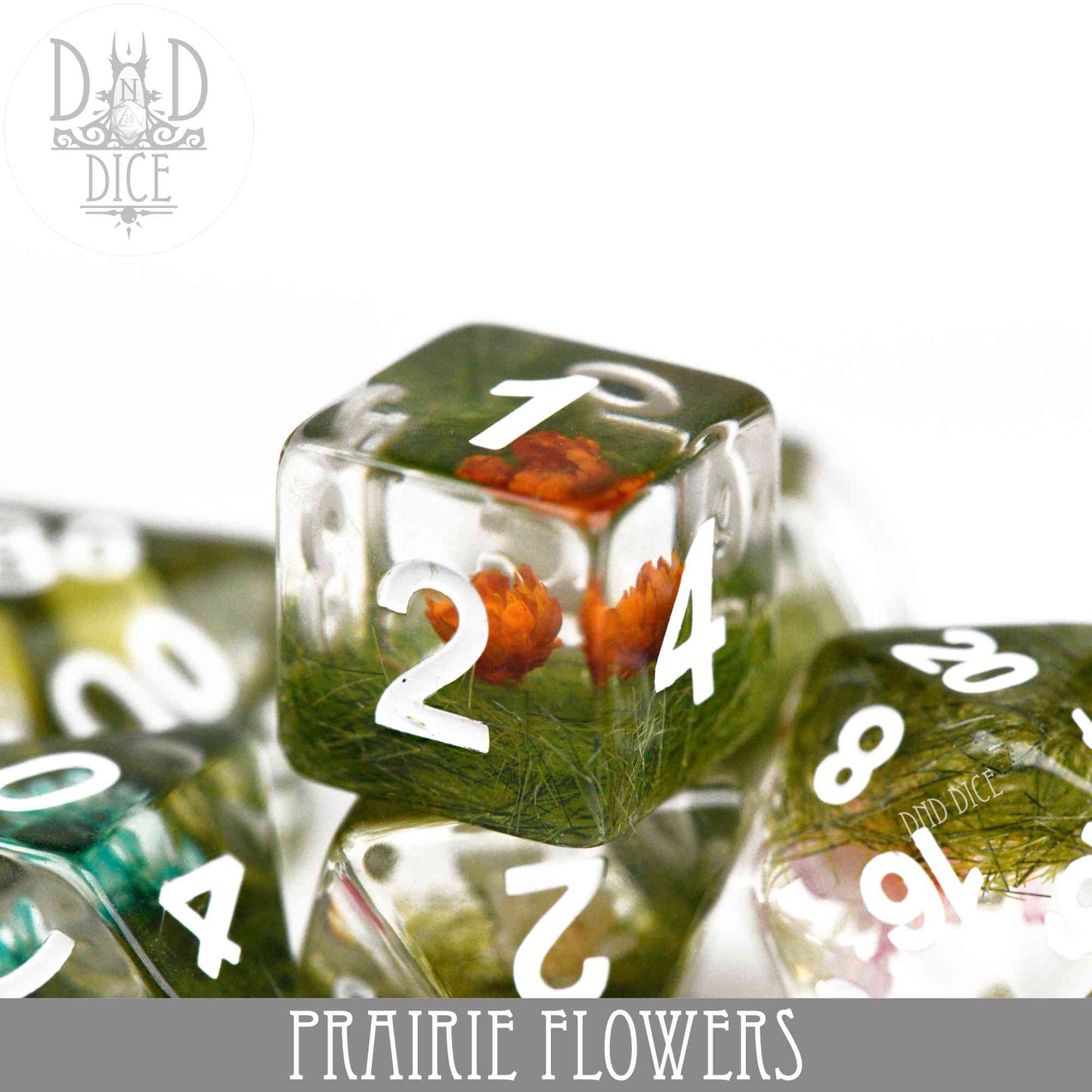 Prairie Flowers Dice Set - Premium Dice Sets & Games from DND DICE - Just $14! Shop now at Game Crave Tournament Store