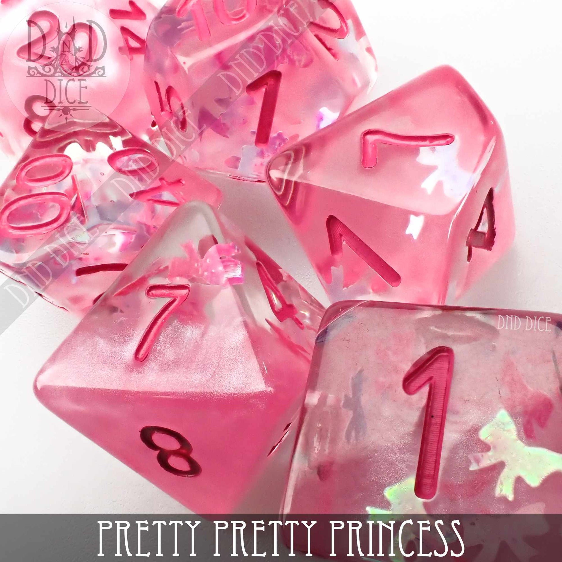 Pretty Pretty Princess Dice Set - Premium Dice Sets & Games from DND DICE - Just $12! Shop now at Game Crave Tournament Store