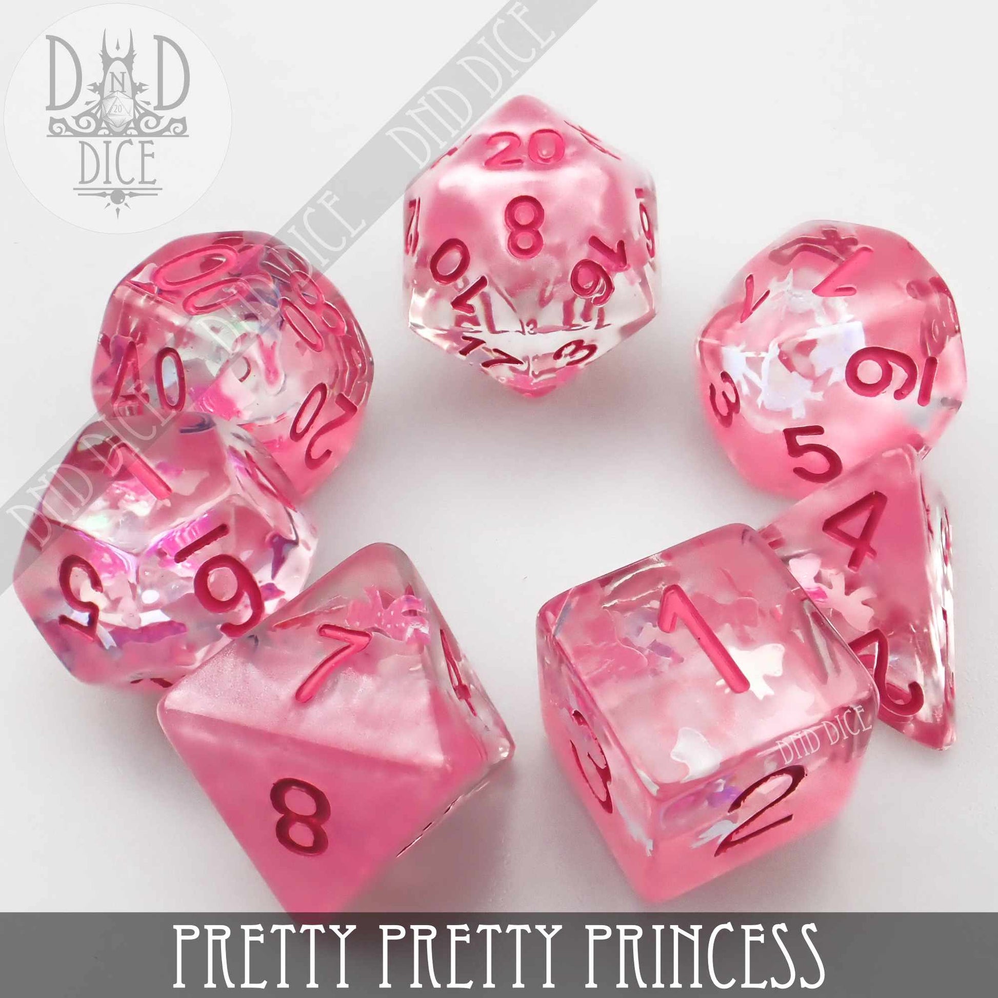 Pretty Pretty Princess Dice Set - Premium Dice Sets & Games from DND DICE - Just $12! Shop now at Game Crave Tournament Store