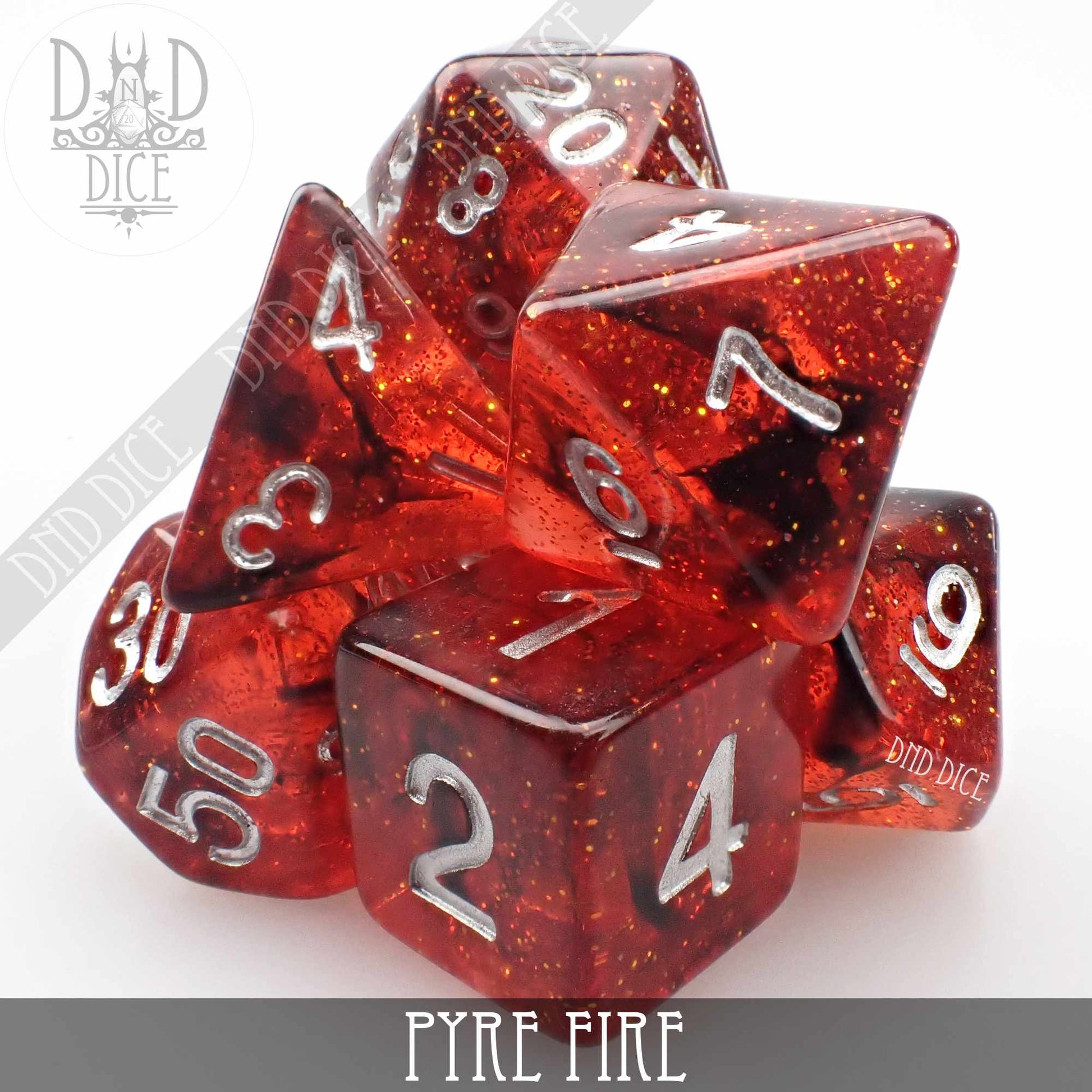 Pyre Fire Dice Set - Premium Dice Sets & Games from DND DICE - Just $8! Shop now at Game Crave Tournament Store