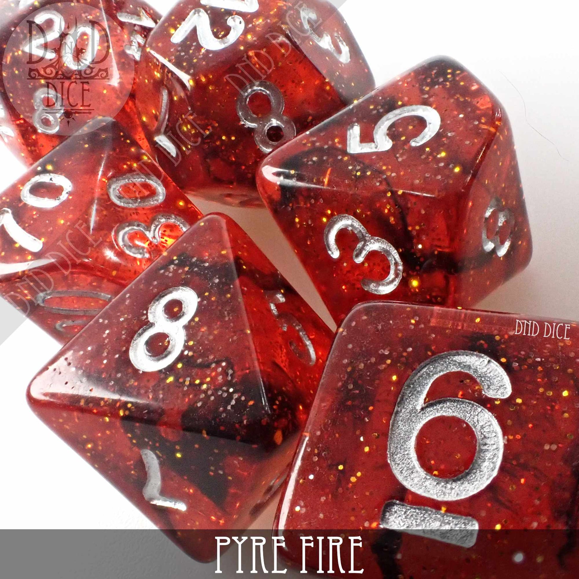 Pyre Fire Dice Set - Premium Dice Sets & Games from DND DICE - Just $8! Shop now at Game Crave Tournament Store