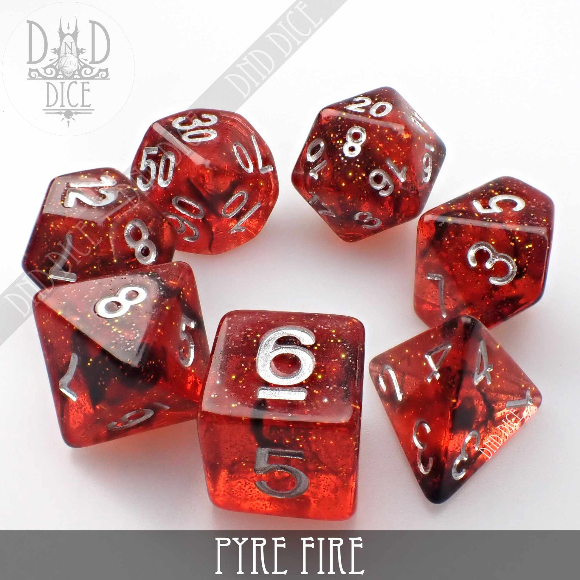 Pyre Fire Dice Set - Premium Dice Sets & Games from DND DICE - Just $8! Shop now at Game Crave Tournament Store