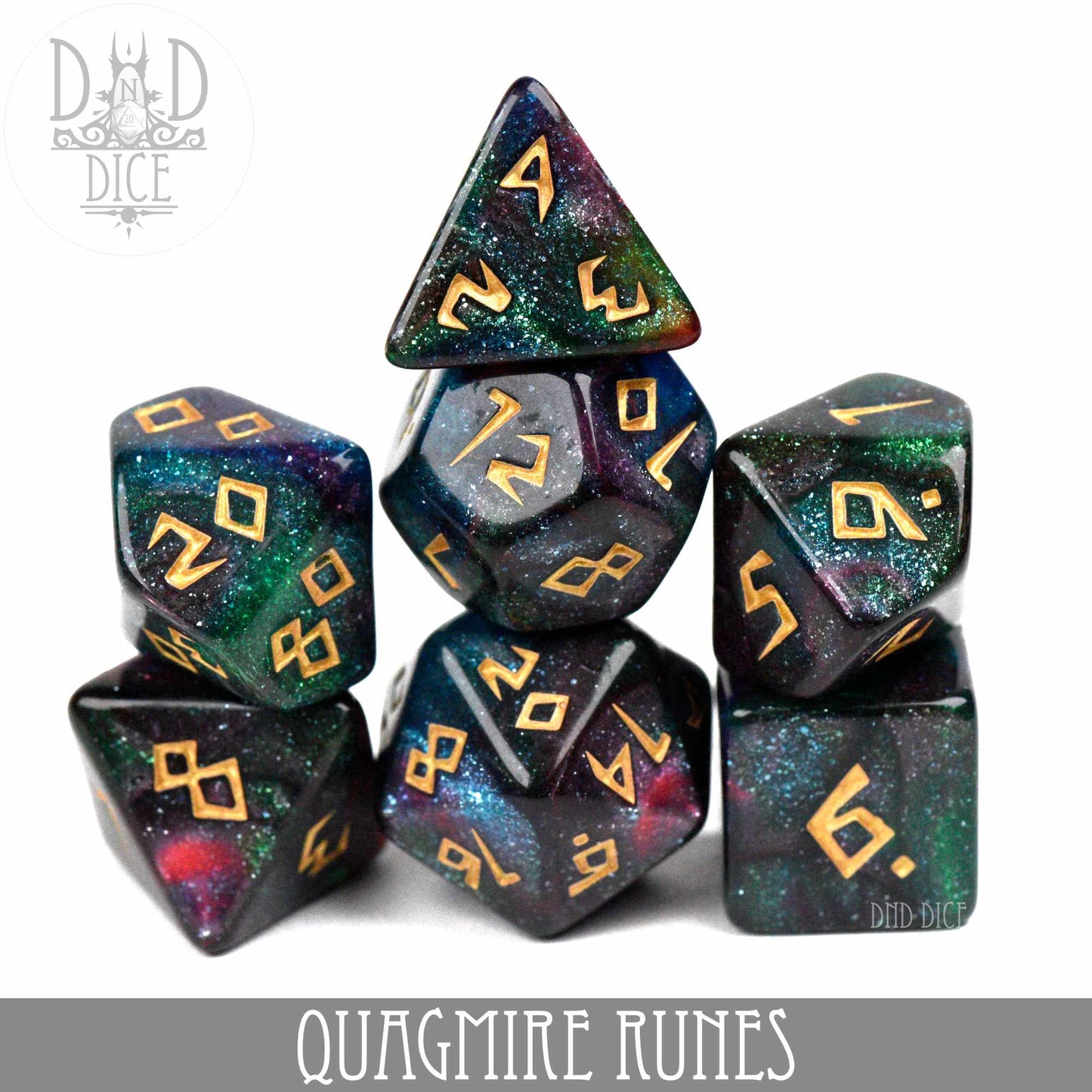 Quagmire Runes Dice Set - Premium Dice Sets & Games from DND DICE - Just $7! Shop now at Game Crave Tournament Store