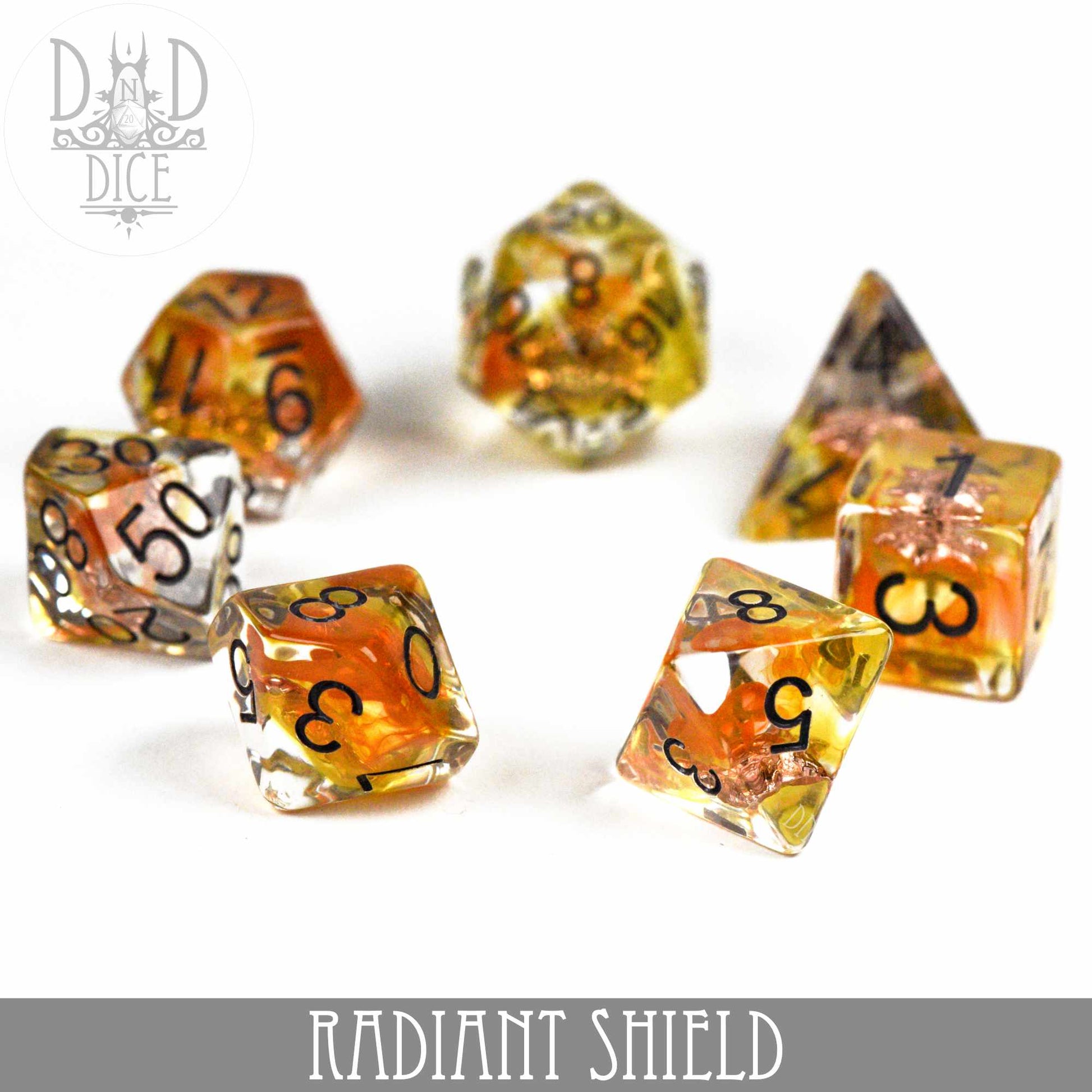 Radiant Shield Dice Set - Premium Dice Sets & Games from DND DICE - Just $15! Shop now at Game Crave Tournament Store