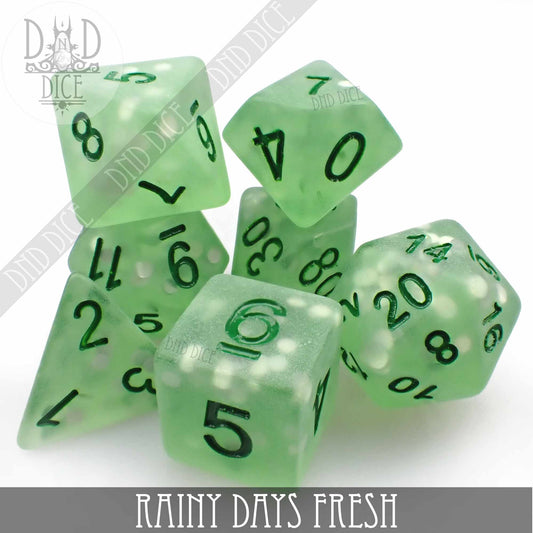 Rainy Days Fresh Dice Set - Premium Dice Sets & Games from DND DICE - Just $10! Shop now at Game Crave Tournament Store