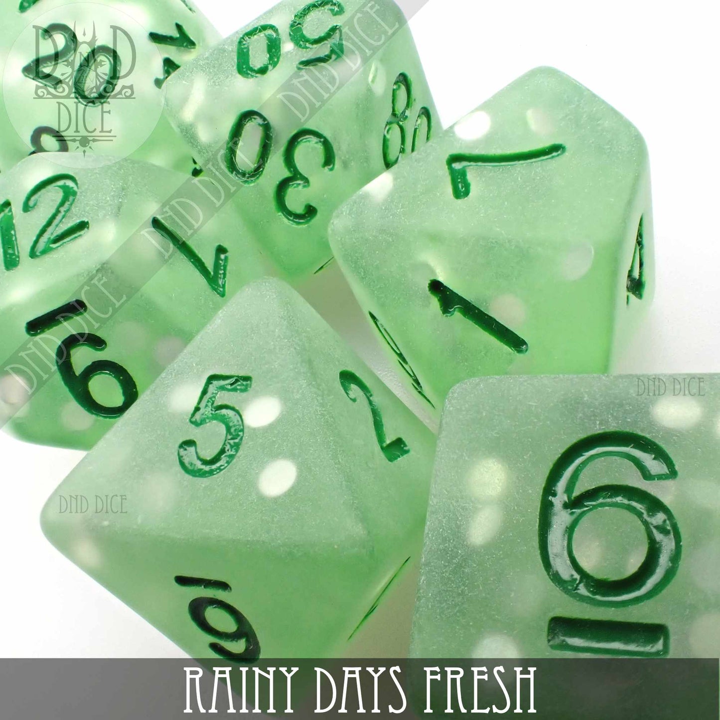 Rainy Days Fresh Dice Set - Premium Dice Sets & Games from DND DICE - Just $10! Shop now at Game Crave Tournament Store