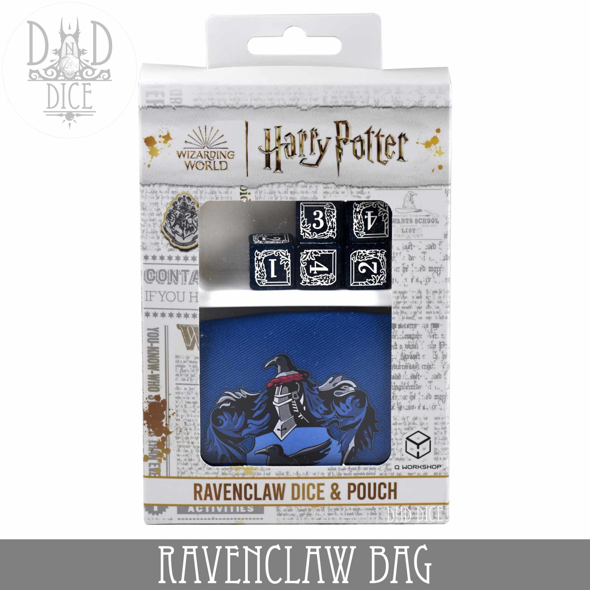 Harry Potter - Ravenclaw Dice Bag & 5D6 - Premium Dice Sets & Games from DND DICE - Just $30! Shop now at Game Crave Tournament Store