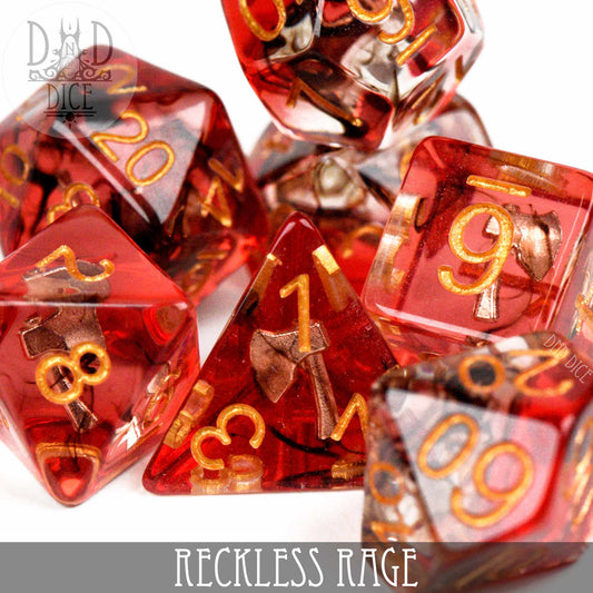 Reckless Rage Dice Set - Premium Dice Sets & Games from DND DICE - Just $15! Shop now at Game Crave Tournament Store