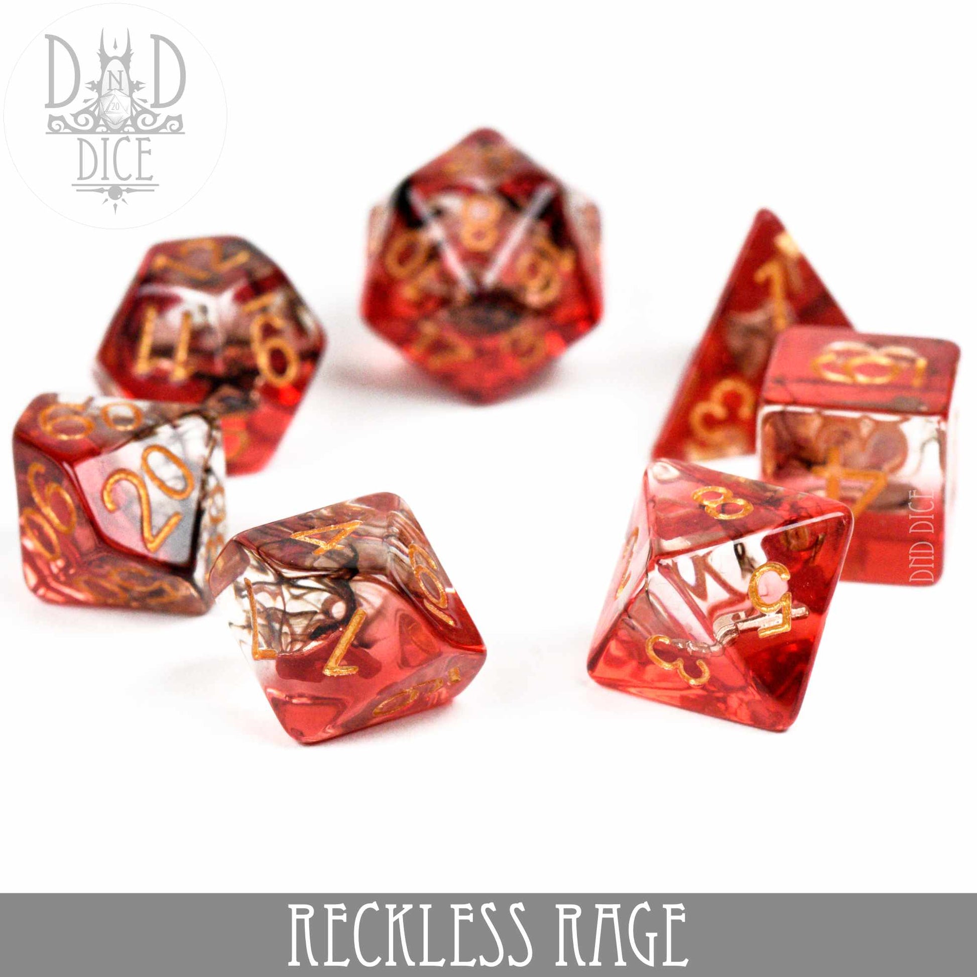 Reckless Rage Dice Set - Premium Dice Sets & Games from DND DICE - Just $15! Shop now at Game Crave Tournament Store