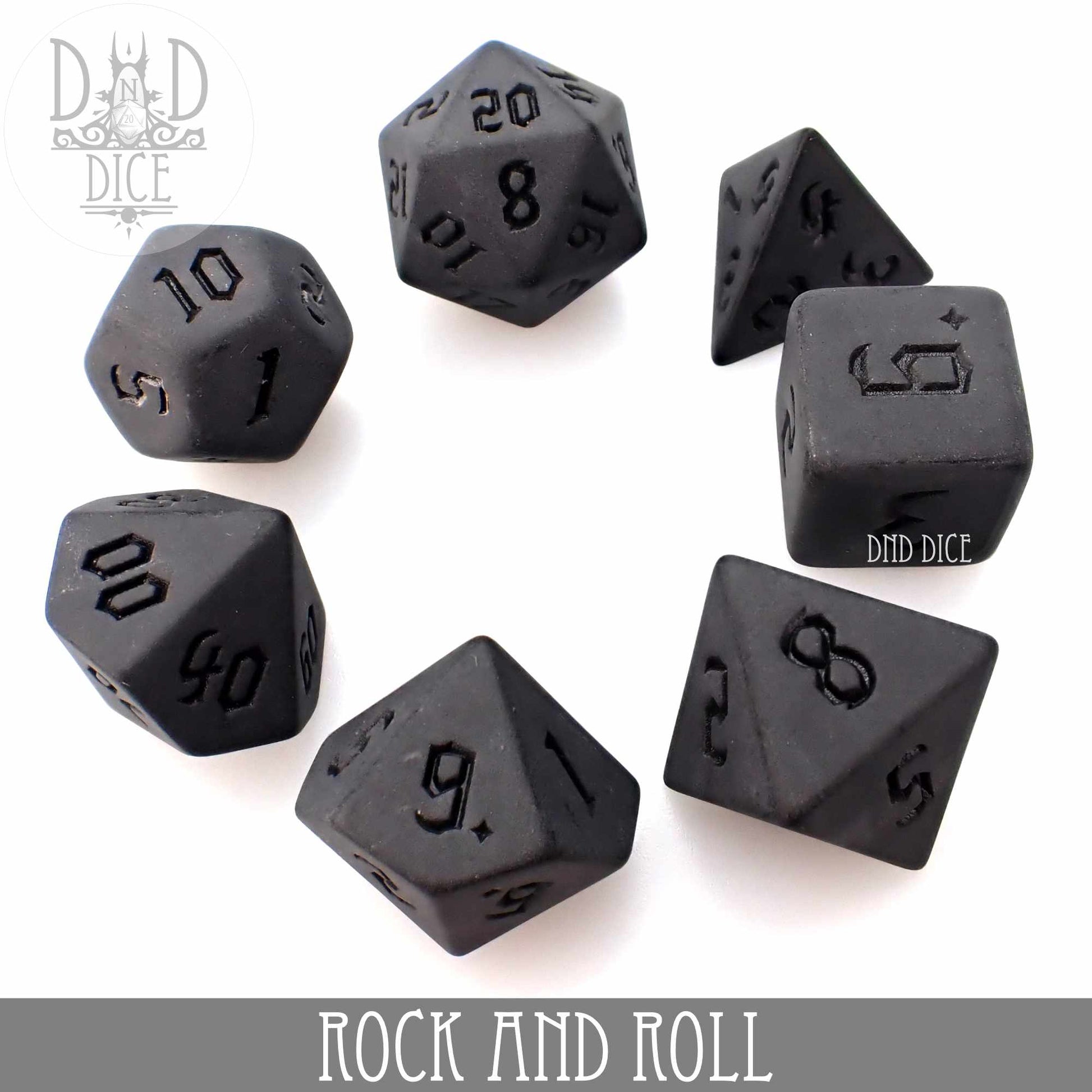 Rock and Roll Dice Set - Premium Dice Sets & Games from DND DICE - Just $5! Shop now at Game Crave Tournament Store