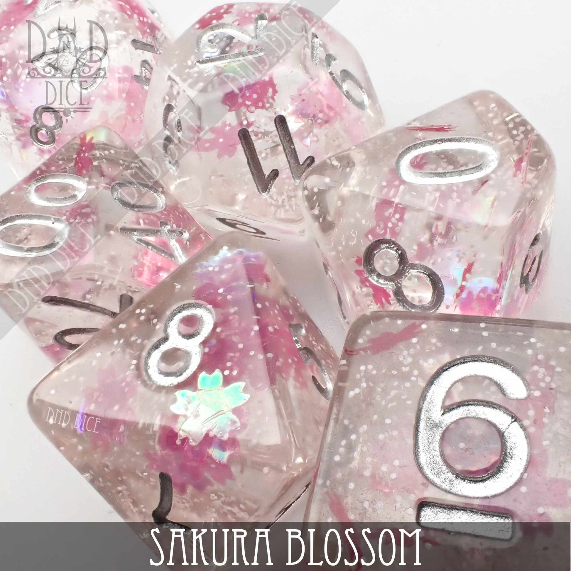 Sakura Blossom Dice Set - Premium Dice Sets & Games from DND DICE - Just $12! Shop now at Game Crave Tournament Store