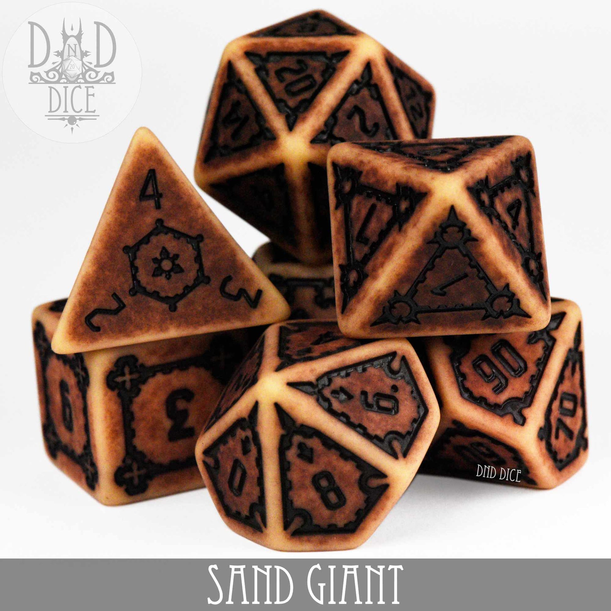 Sand Giant Dice Set (Oversize) - Premium Dice Sets & Games from DND DICE - Just $20! Shop now at Game Crave Tournament Store