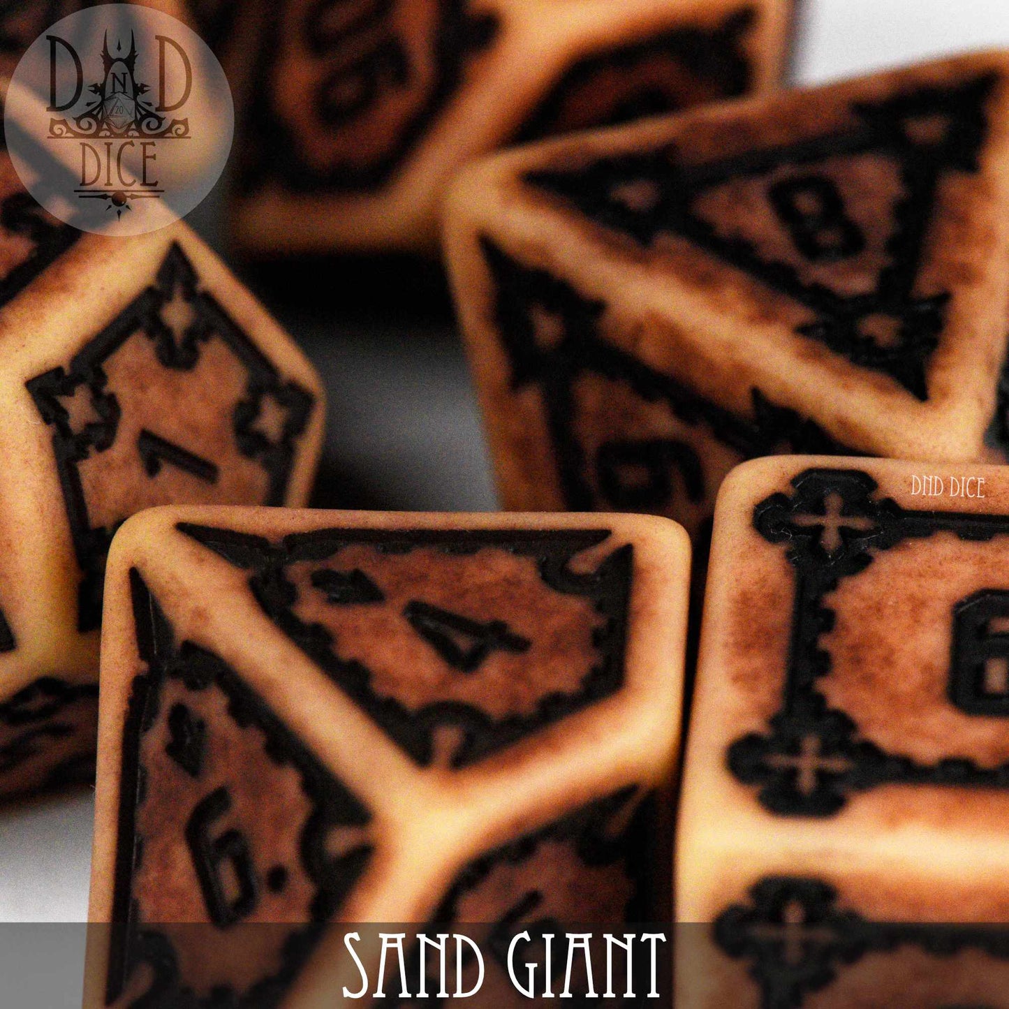 Sand Giant Dice Set (Oversize) - Premium Dice Sets & Games from DND DICE - Just $20! Shop now at Game Crave Tournament Store