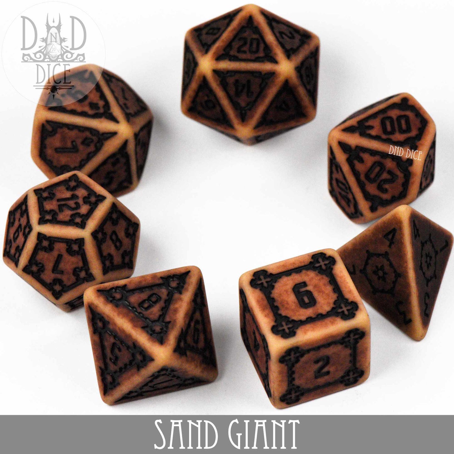 Sand Giant Dice Set (Oversize) - Premium Dice Sets & Games from DND DICE - Just $20! Shop now at Game Crave Tournament Store