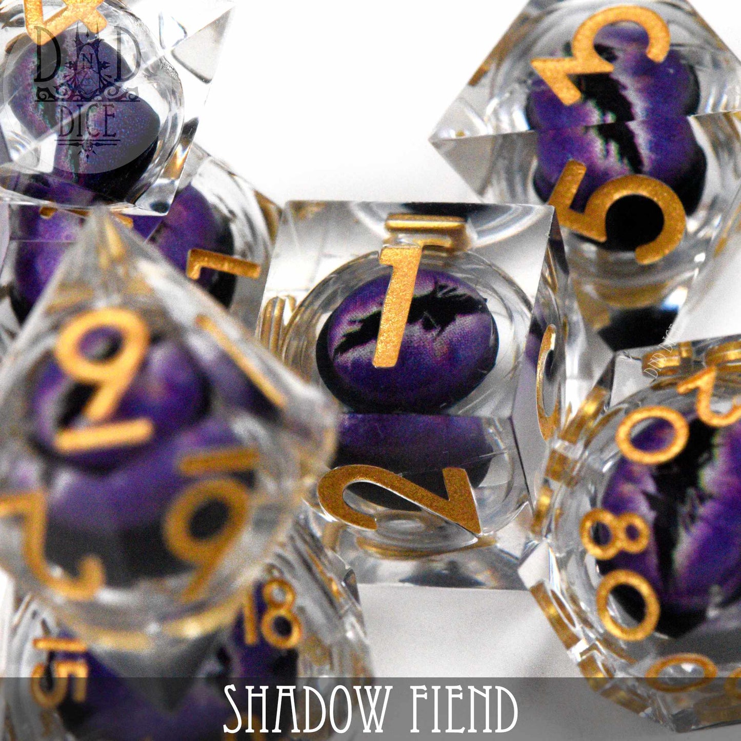 Shadow Fiend Liquid Core Dice Set - Premium Dice Sets & Games from DND DICE - Just $40! Shop now at Game Crave Tournament Store