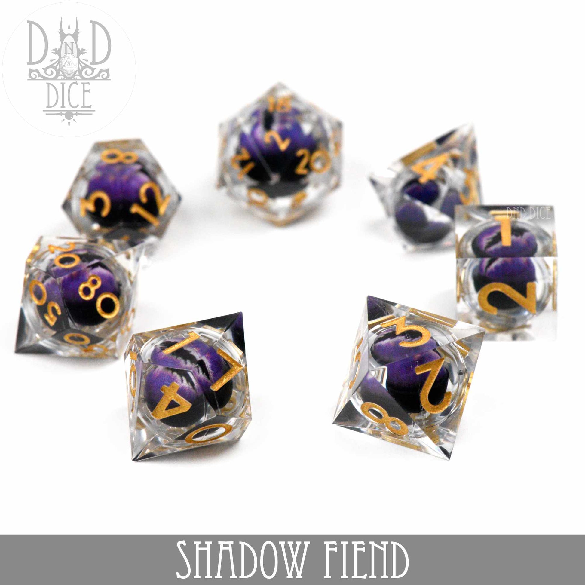 Shadow Fiend Liquid Core Dice Set - Premium Dice Sets & Games from DND DICE - Just $40! Shop now at Game Crave Tournament Store