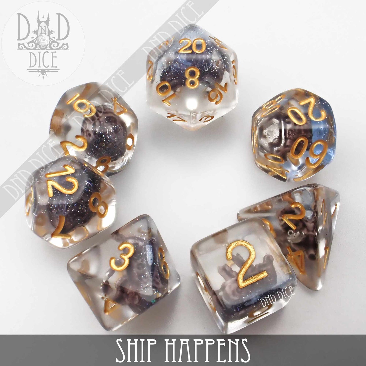 Ship Happens Dice Set - Premium Dice Sets & Games from DND DICE - Just $15! Shop now at Game Crave Tournament Store