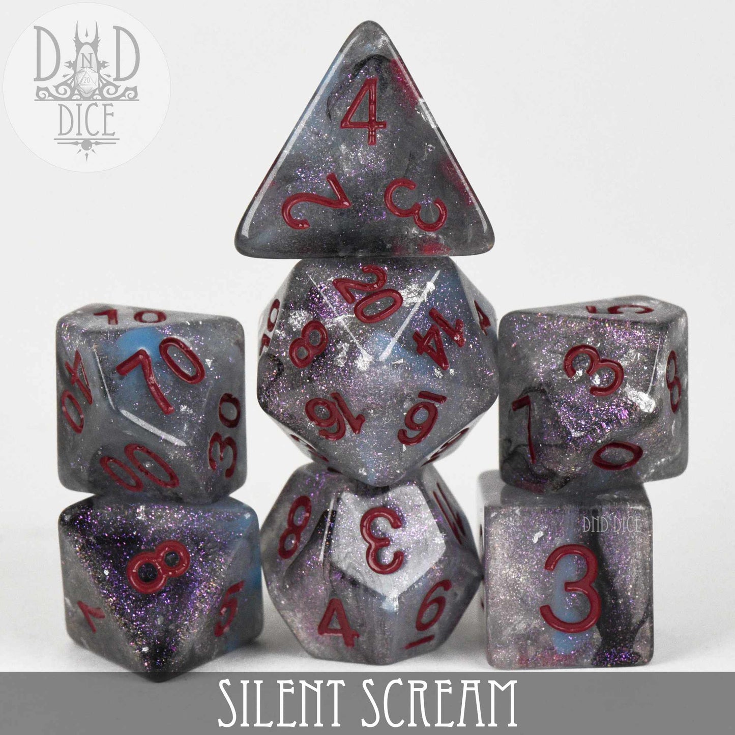 Silent Scream Dice Set - Premium Dice Sets & Games from DND DICE - Just $11! Shop now at Game Crave Tournament Store