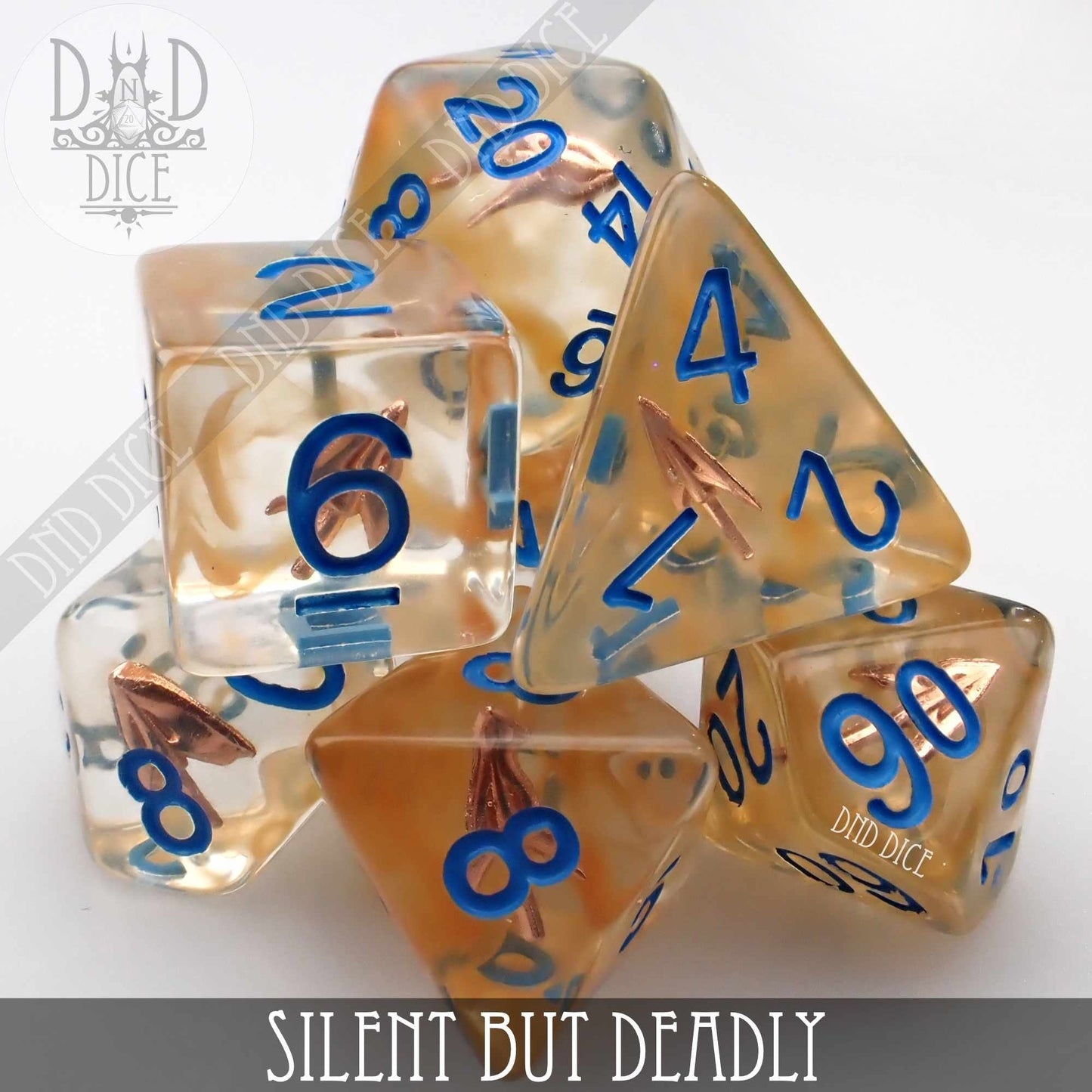 Silent But Deadly Dice Set - Premium Dice Sets & Games from DND DICE - Just $12! Shop now at Game Crave Tournament Store