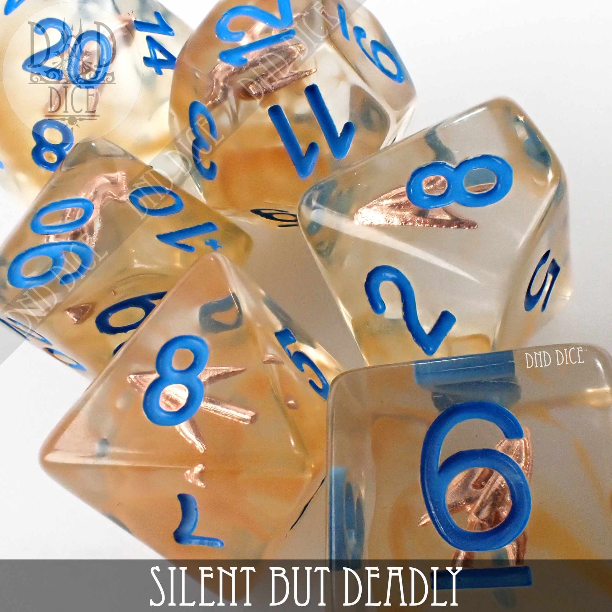 Silent But Deadly Dice Set - Premium Dice Sets & Games from DND DICE - Just $12! Shop now at Game Crave Tournament Store