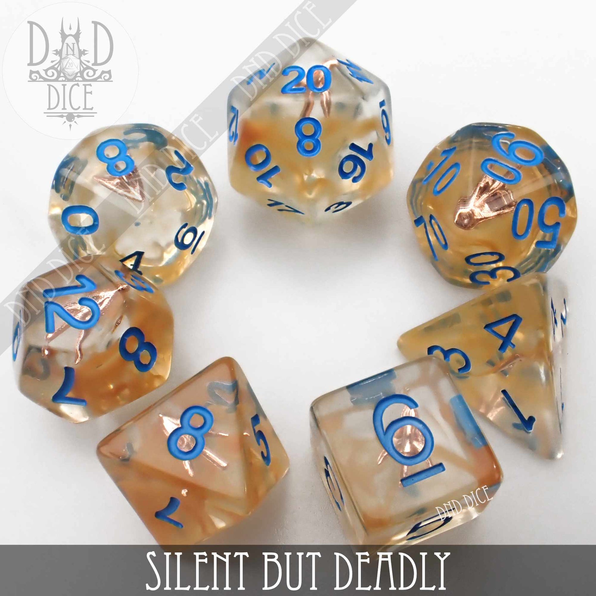 Silent But Deadly Dice Set - Premium Dice Sets & Games from DND DICE - Just $12! Shop now at Game Crave Tournament Store