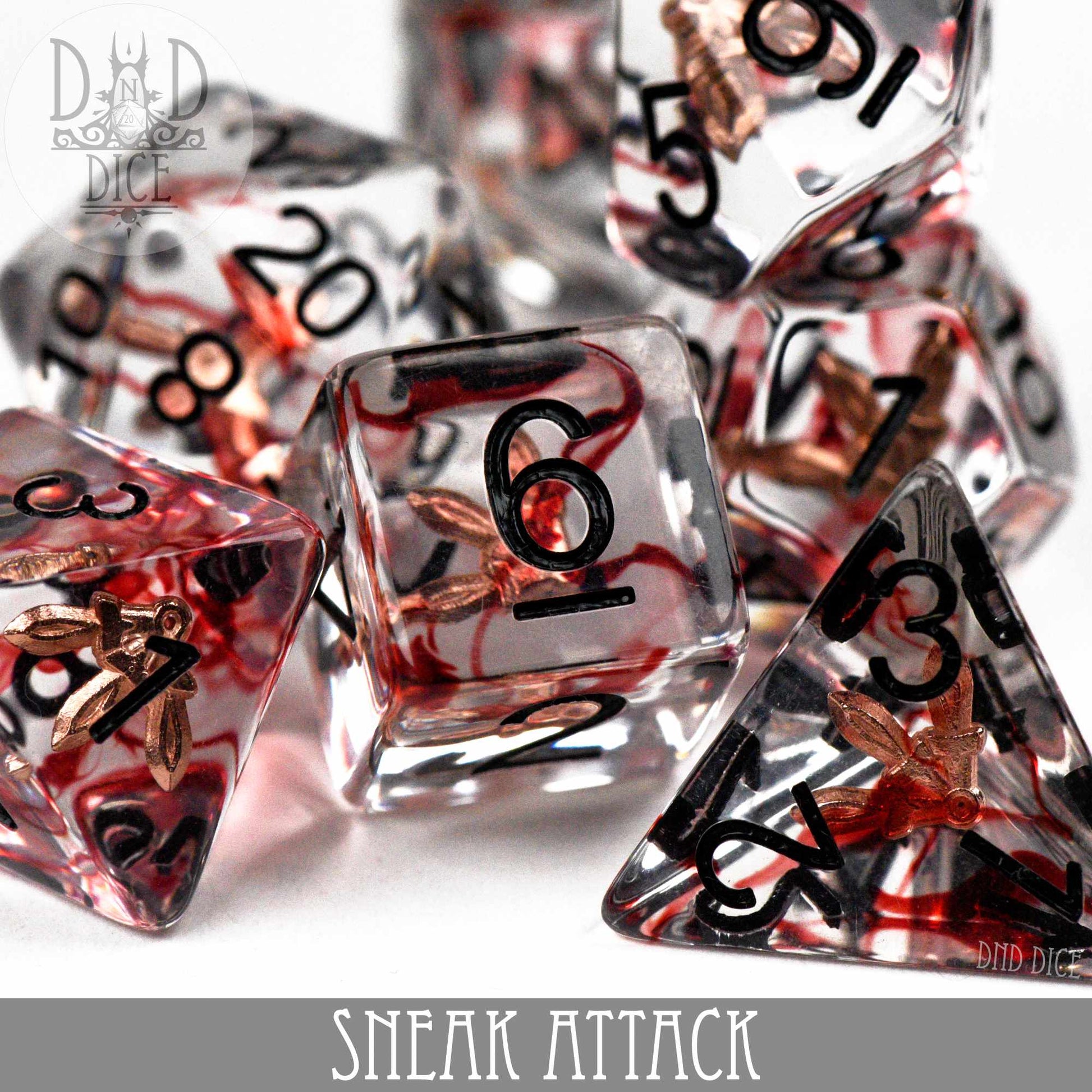 Sneak Attack Dice Set - Premium Dice Sets & Games from DND DICE - Just $15! Shop now at Game Crave Tournament Store