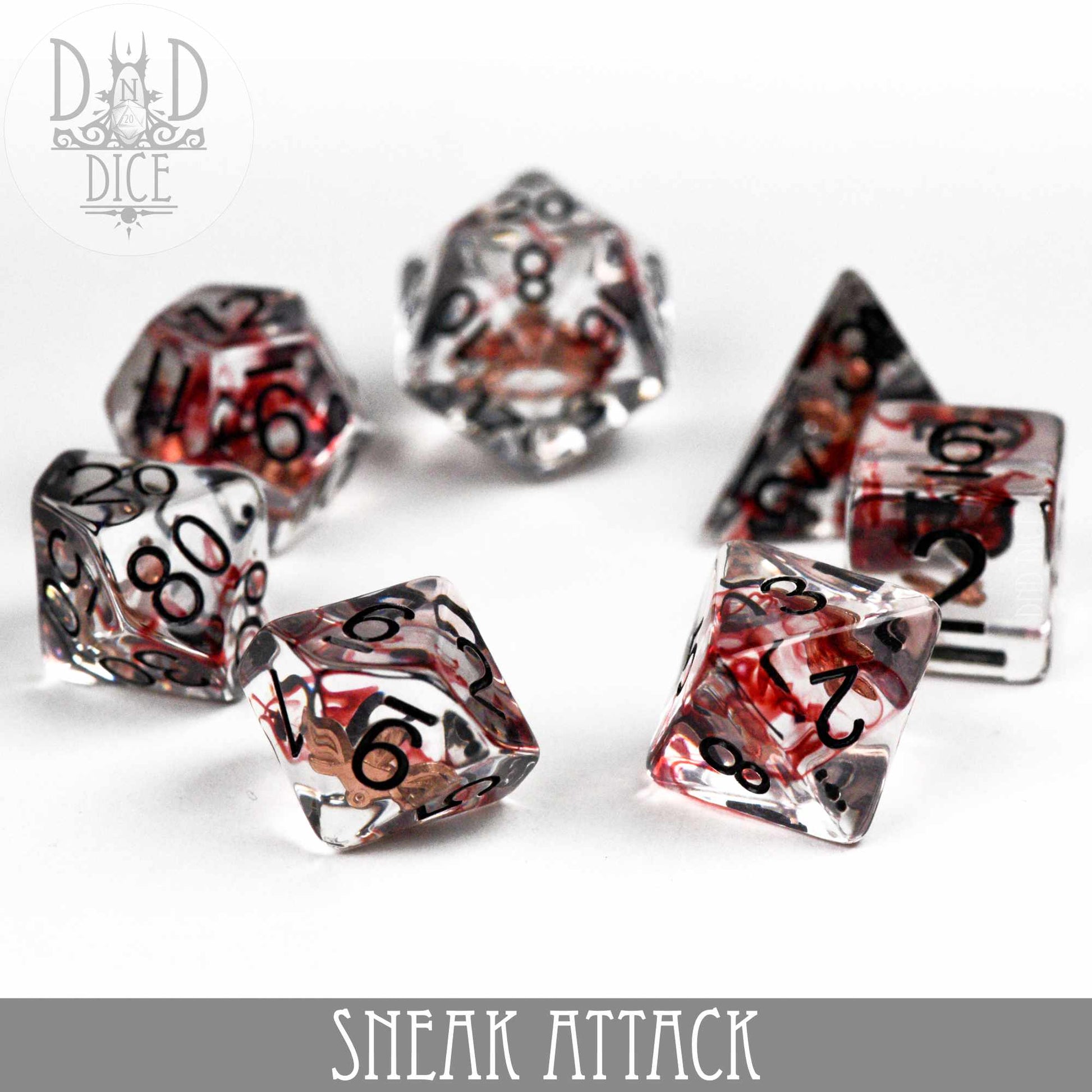 Sneak Attack Dice Set - Premium Dice Sets & Games from DND DICE - Just $15! Shop now at Game Crave Tournament Store