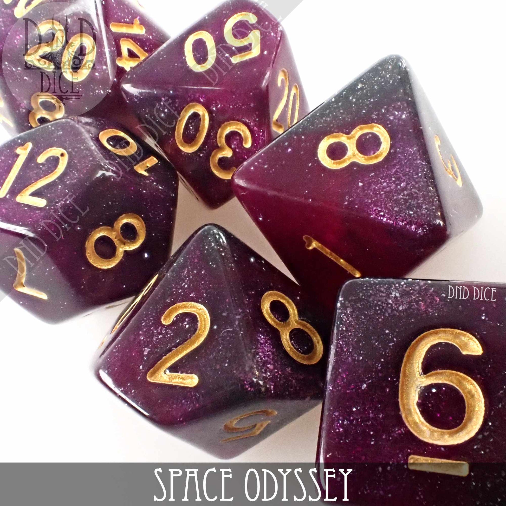 Space Odyssey Galaxy Dice Set - Premium Dice Sets & Games from DND DICE - Just $6! Shop now at Game Crave Tournament Store