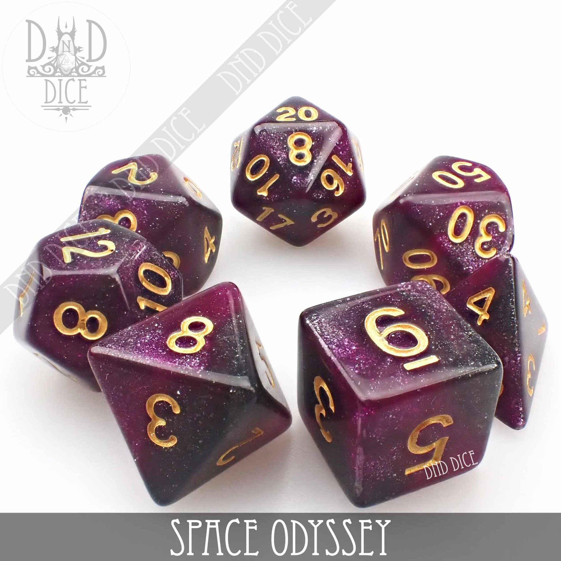 Space Odyssey Galaxy Dice Set - Premium Dice Sets & Games from DND DICE - Just $6! Shop now at Game Crave Tournament Store