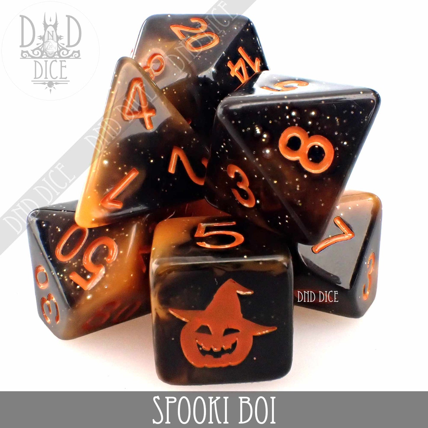 Spooki Boi Dice Set - Premium Dice Sets & Games from DND DICE - Just $12! Shop now at Game Crave Tournament Store