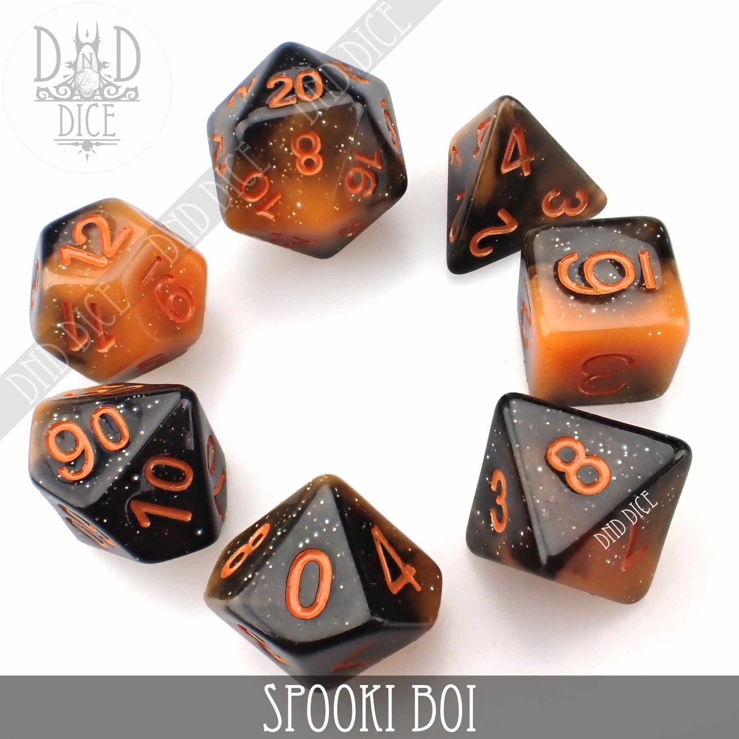 Spooki Boi Dice Set - Premium Dice Sets & Games from DND DICE - Just $12! Shop now at Game Crave Tournament Store