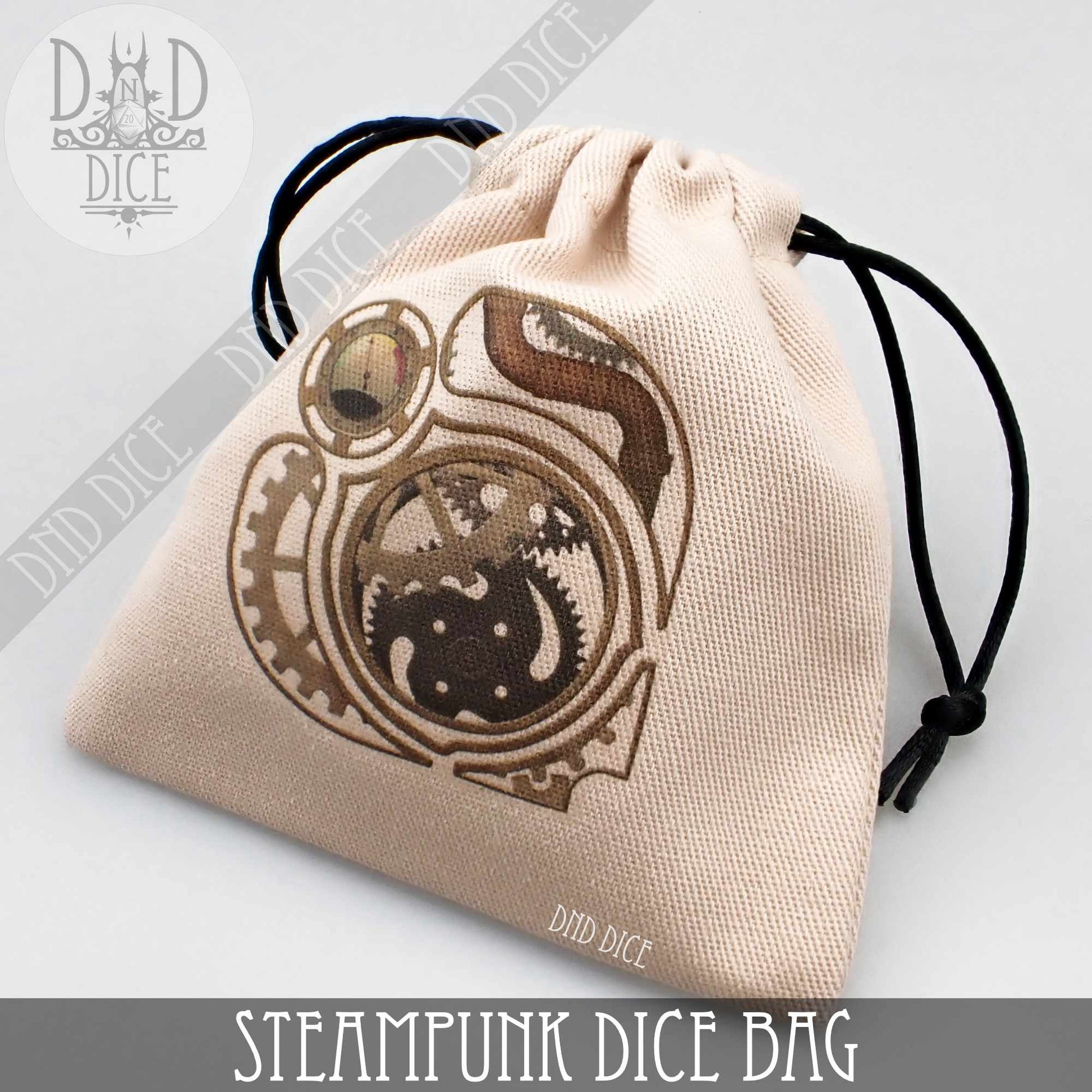 Steampunk Dice Bag - Premium Dice Sets & Games from DND DICE - Just $11! Shop now at Game Crave Tournament Store