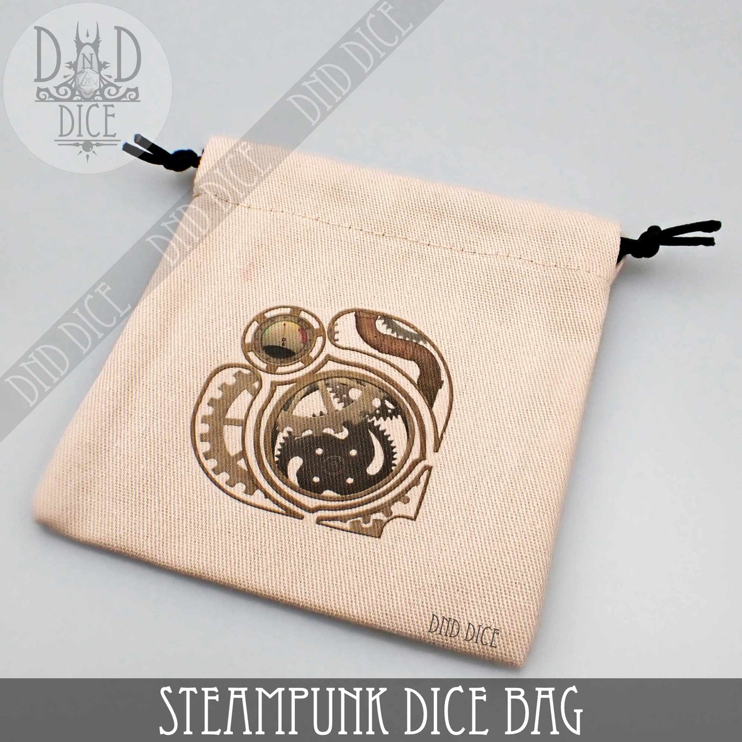 Steampunk Dice Bag - Premium Dice Sets & Games from DND DICE - Just $11! Shop now at Game Crave Tournament Store