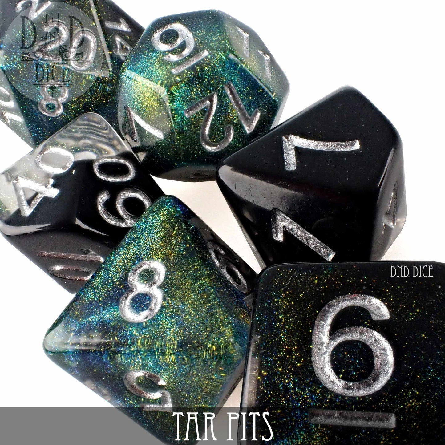 Tar Pits Dice Set - Premium Dice Sets & Games from DND DICE - Just $12! Shop now at Game Crave Tournament Store