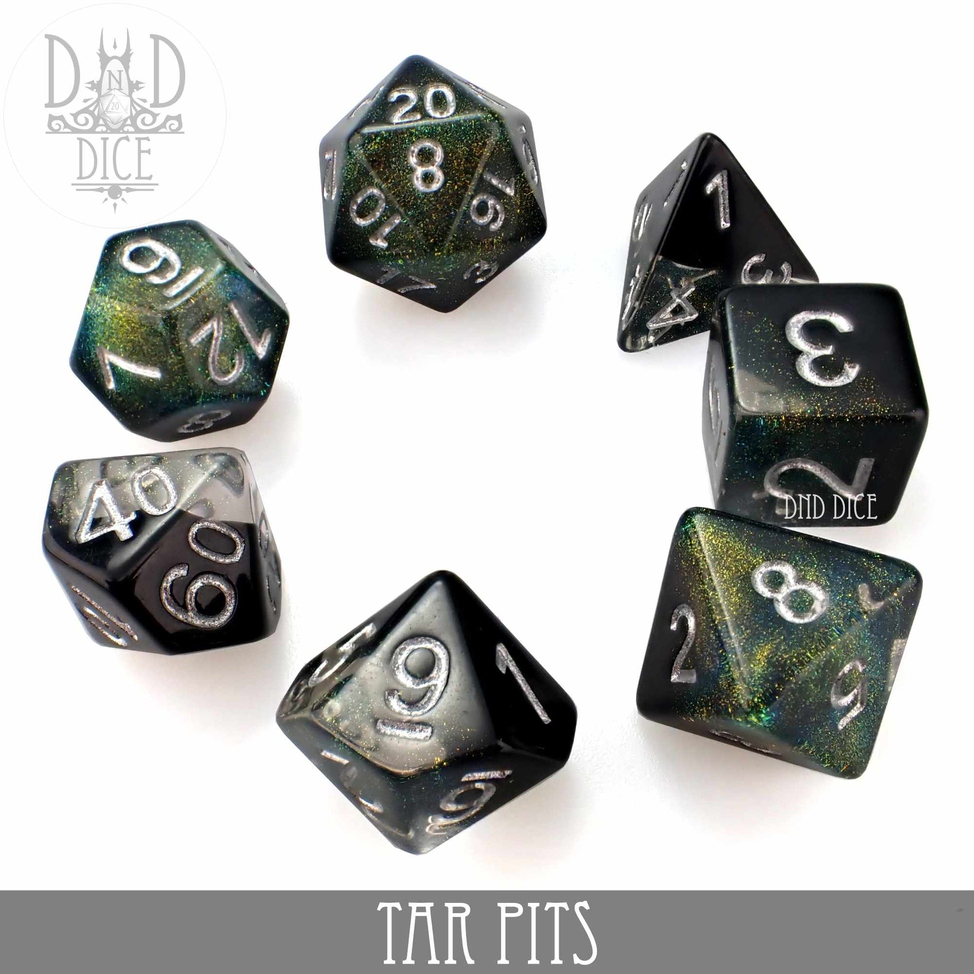 Tar Pits Dice Set - Premium Dice Sets & Games from DND DICE - Just $12! Shop now at Game Crave Tournament Store